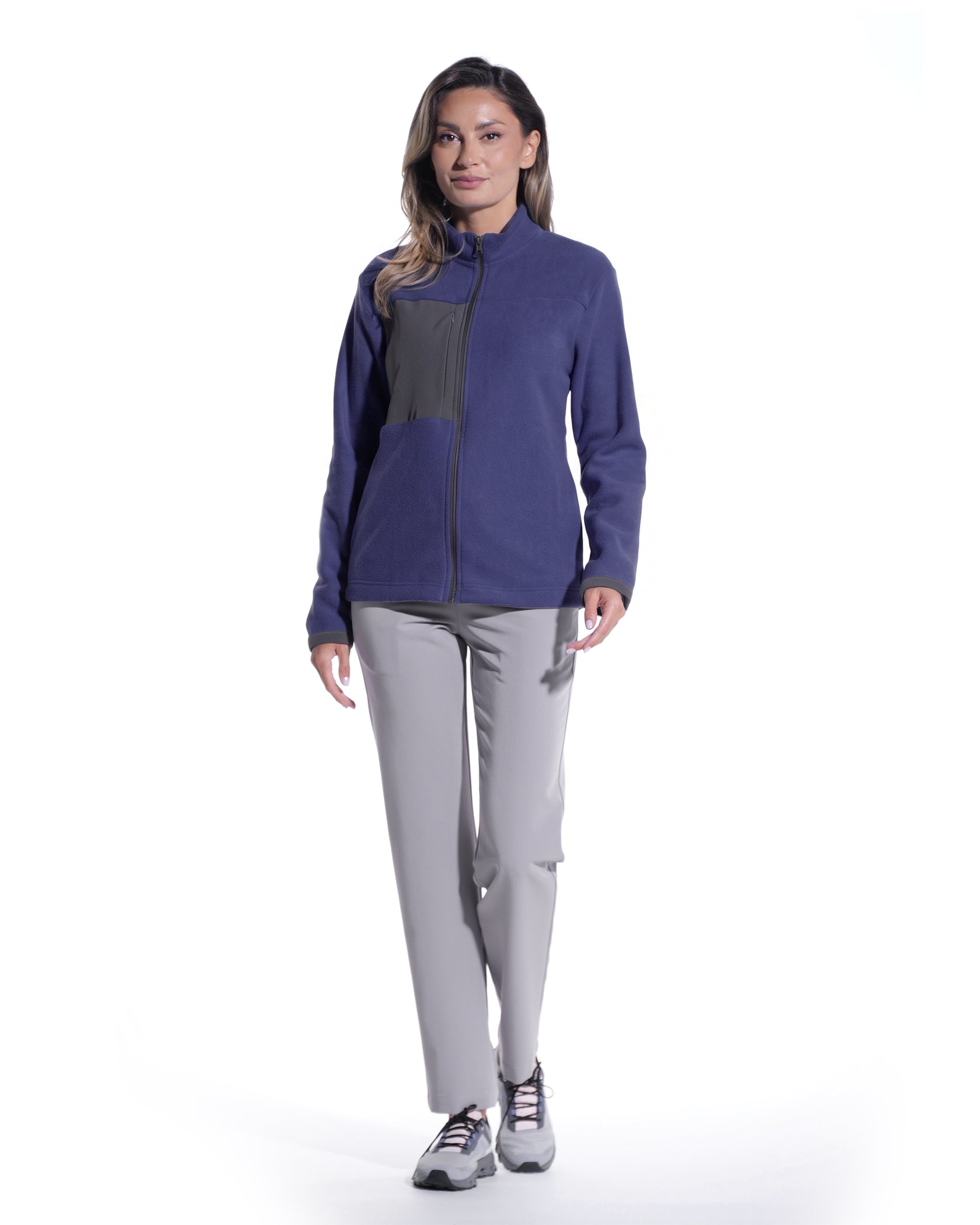 Jacheta medicala dama CLOUD indigo - Imagine 5