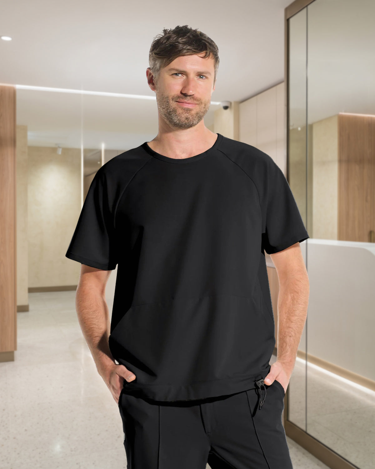EVER bluza medicala neagra
