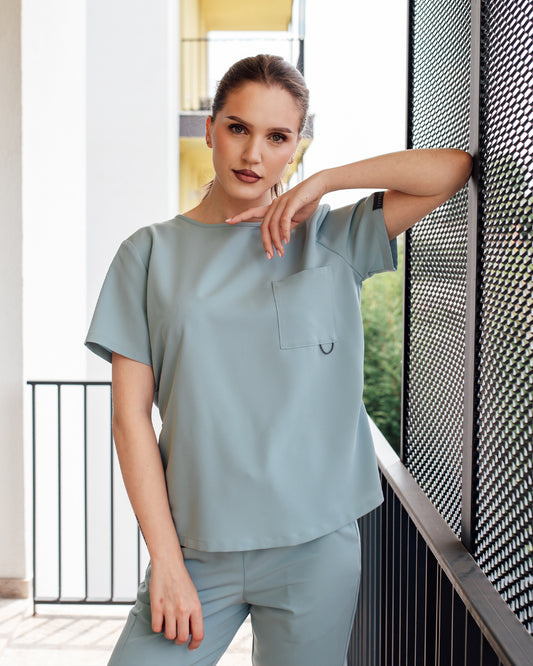 FLOW bluza medicala blue