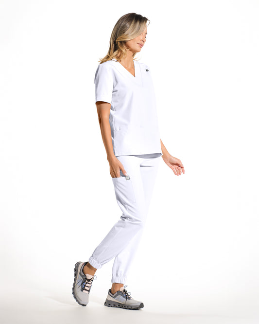 FLEX White Scrub Pants