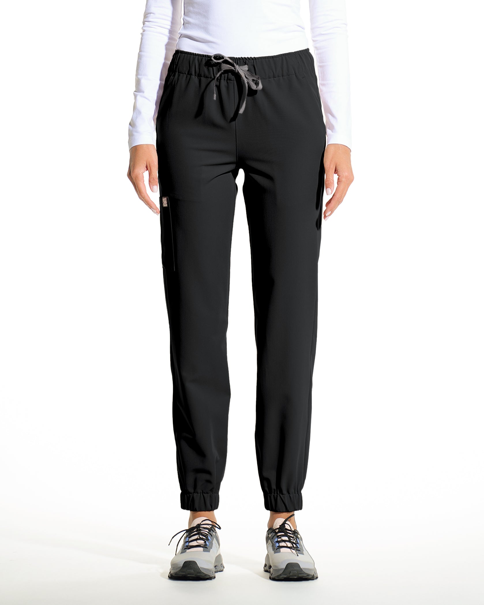Costum medical ACTIVE Negru - Imagine 3