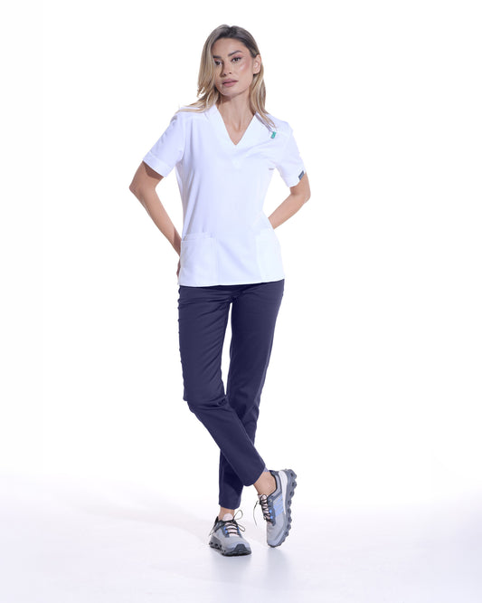 Pantaloni medicali JEANS navy dama