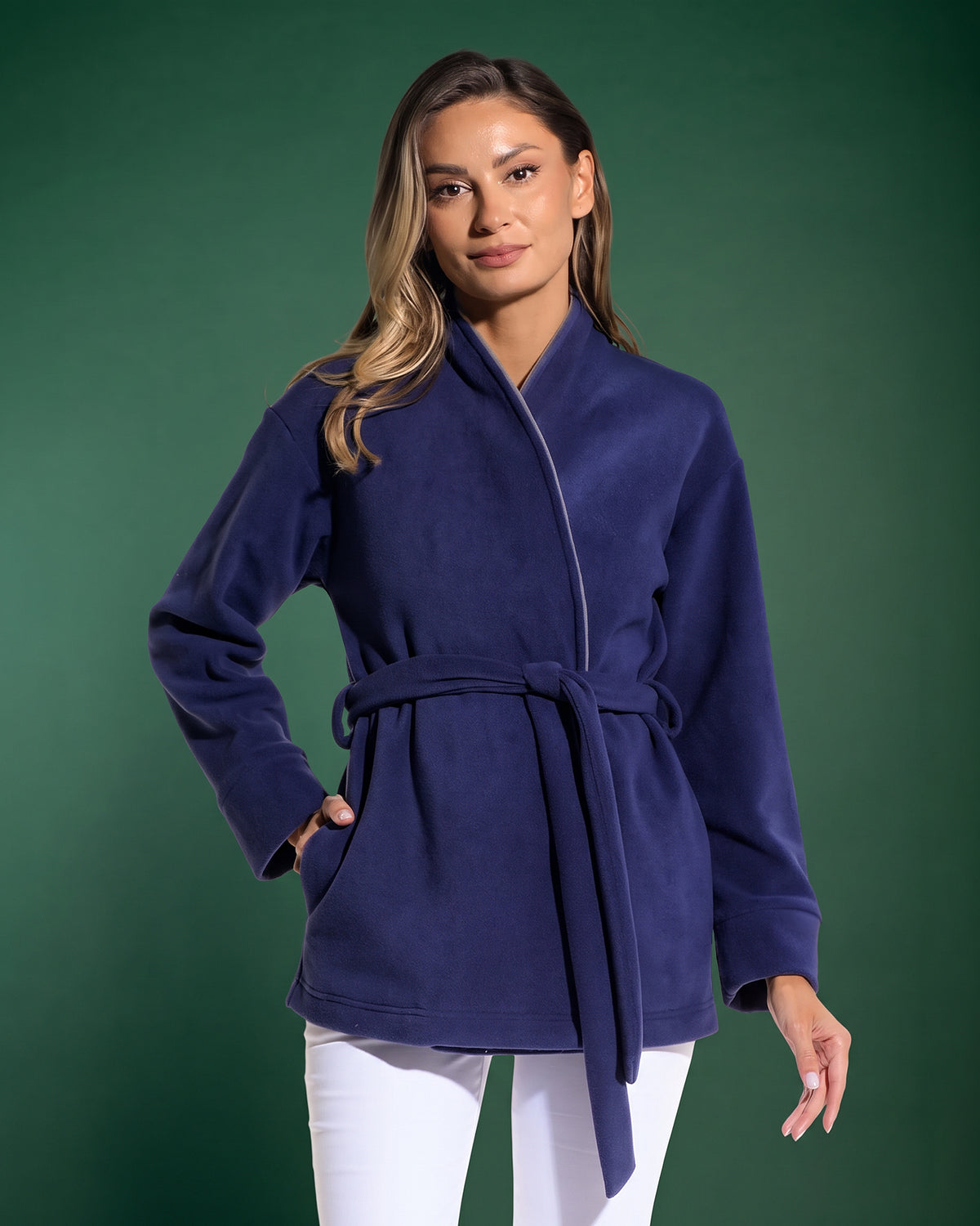 Halat medical dama LOTUS indigo