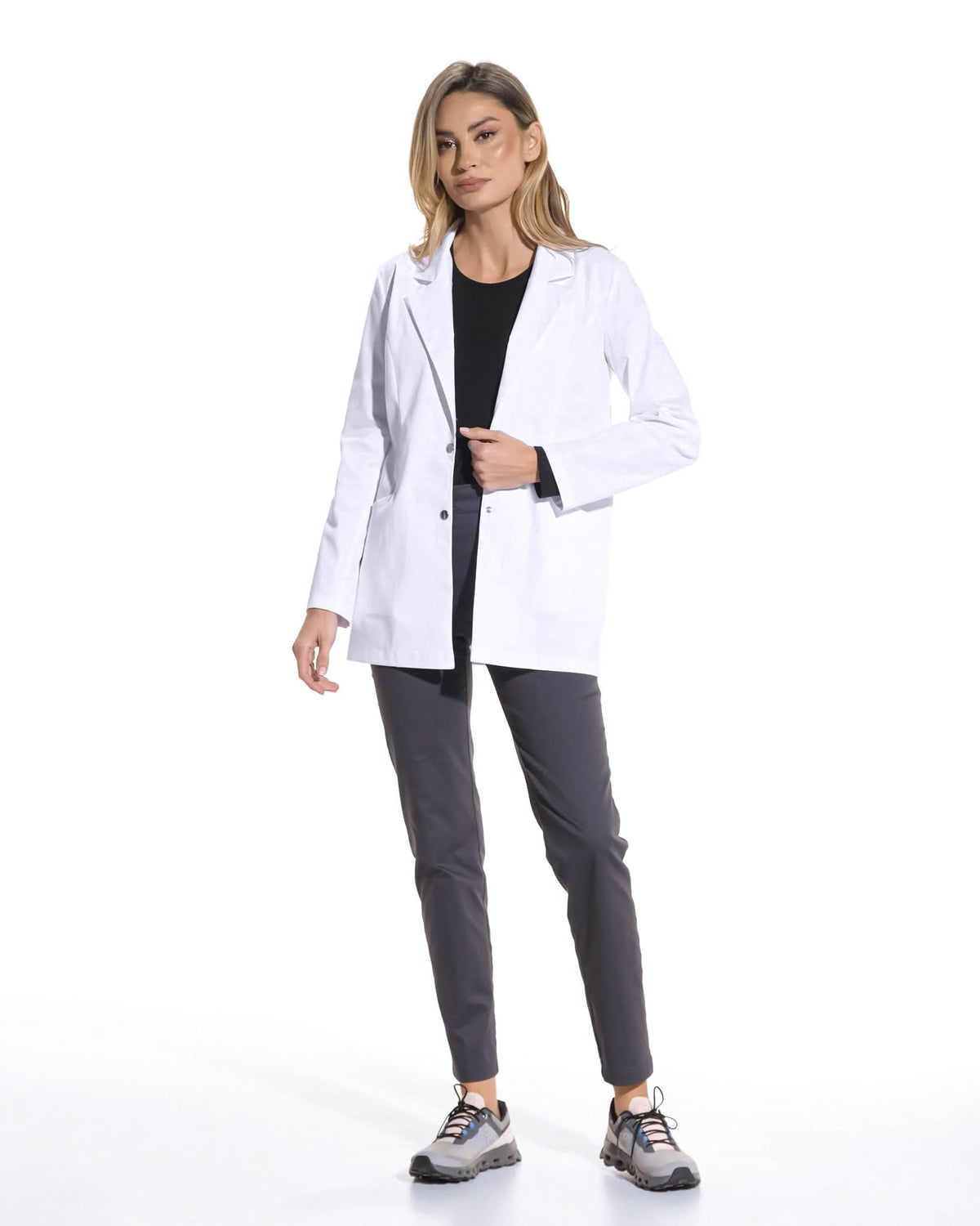 Halat medical dama LUNA alb