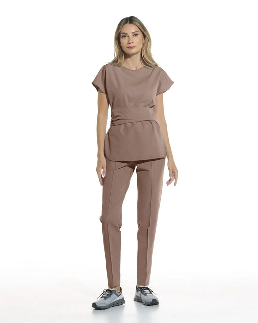 NORMA pantaloni medicali cappuccino