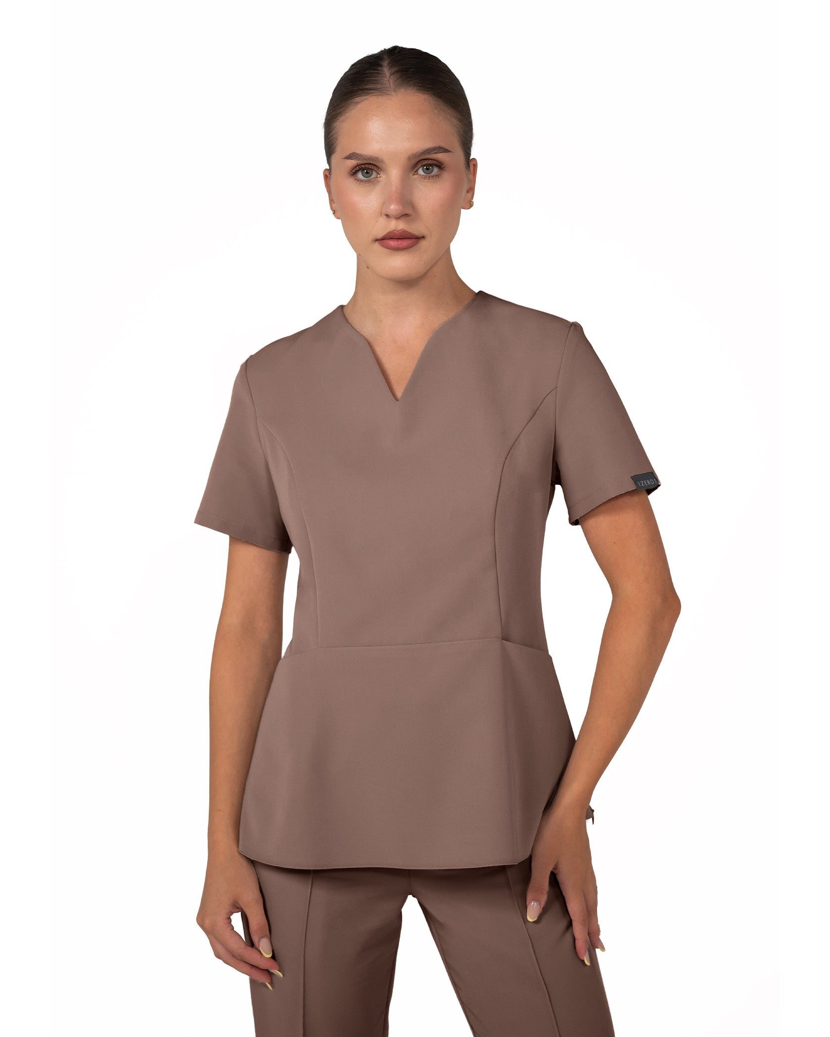 OPAL bluza medicala cappuccino - Imagine 3
