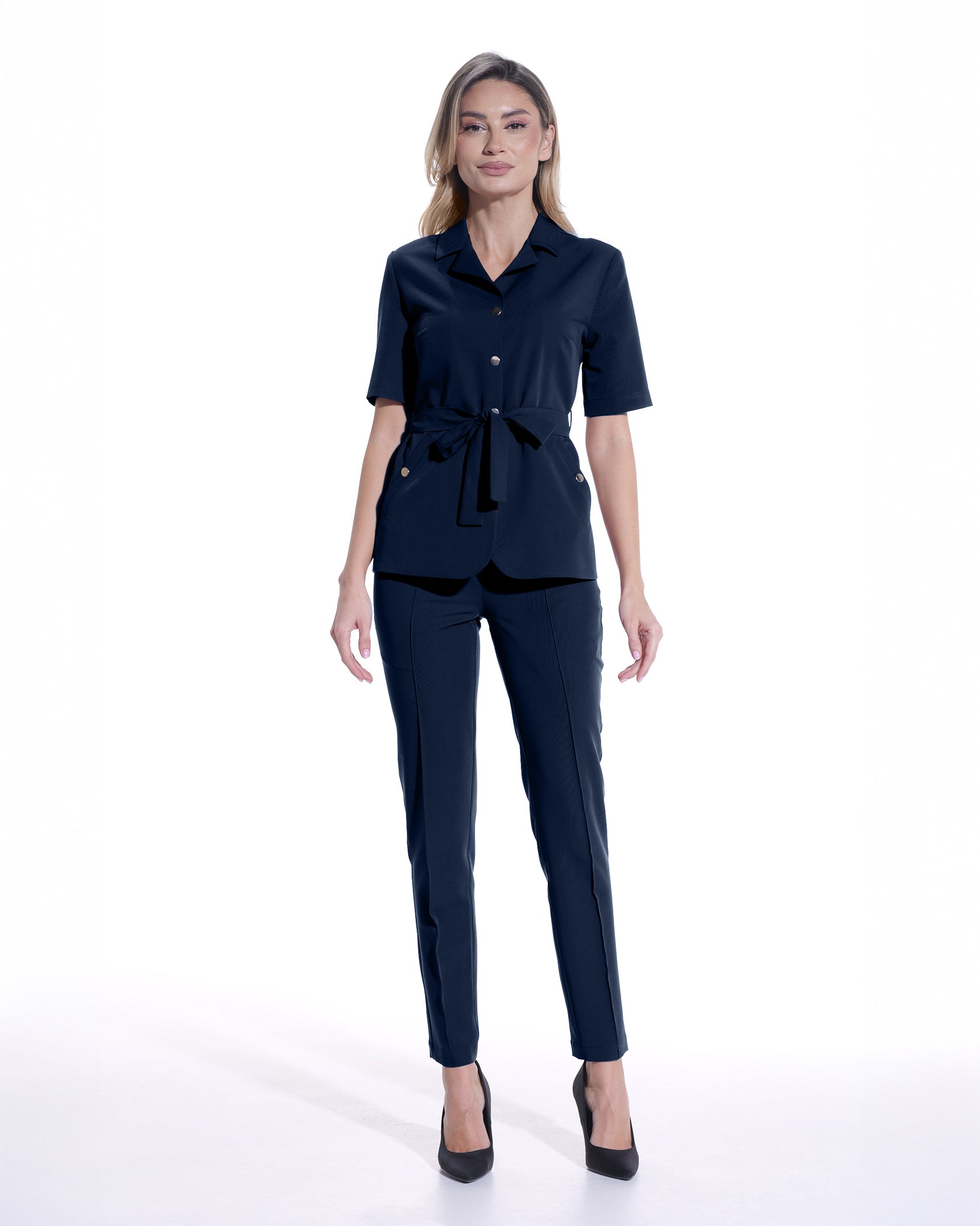 NOVUM pantaloni medicali navy - Imagine 3