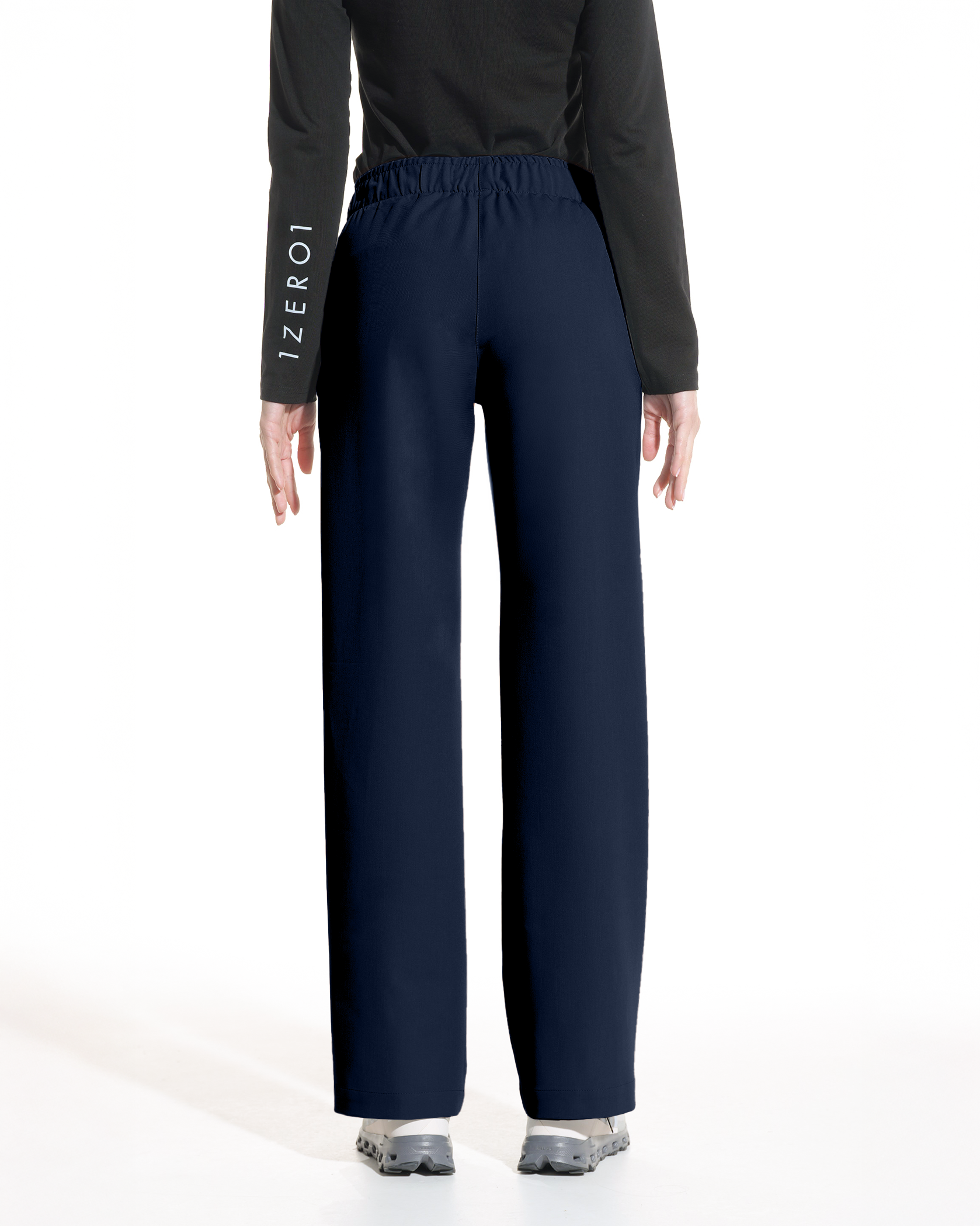 PALAZZO pantaloni medicali navy - Imagine 4