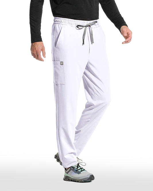 Pantaloni medicali barbati FORM alb