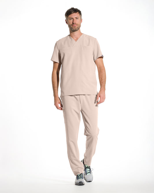 Pantaloni medicali barbati FORM latte