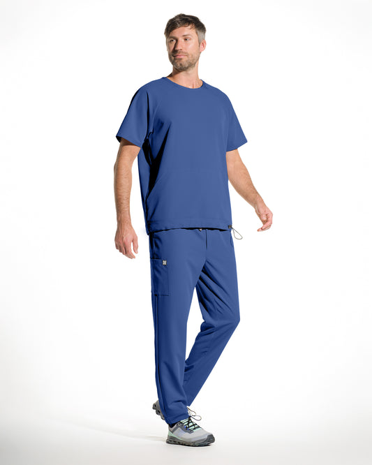 Pantaloni medicali barbati FORM royal blue