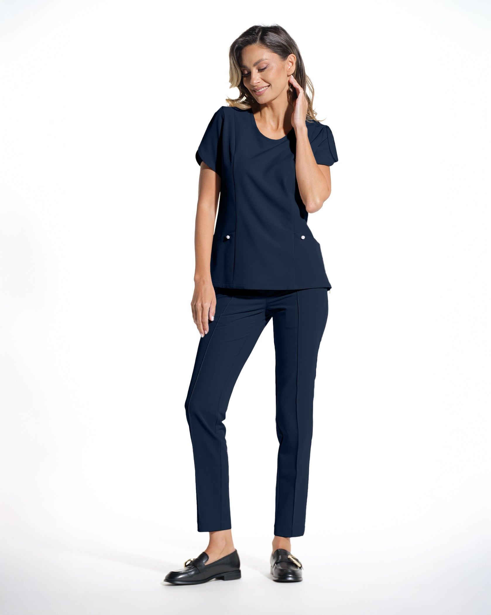 PETALI bluza medicala navy - Imagine 5