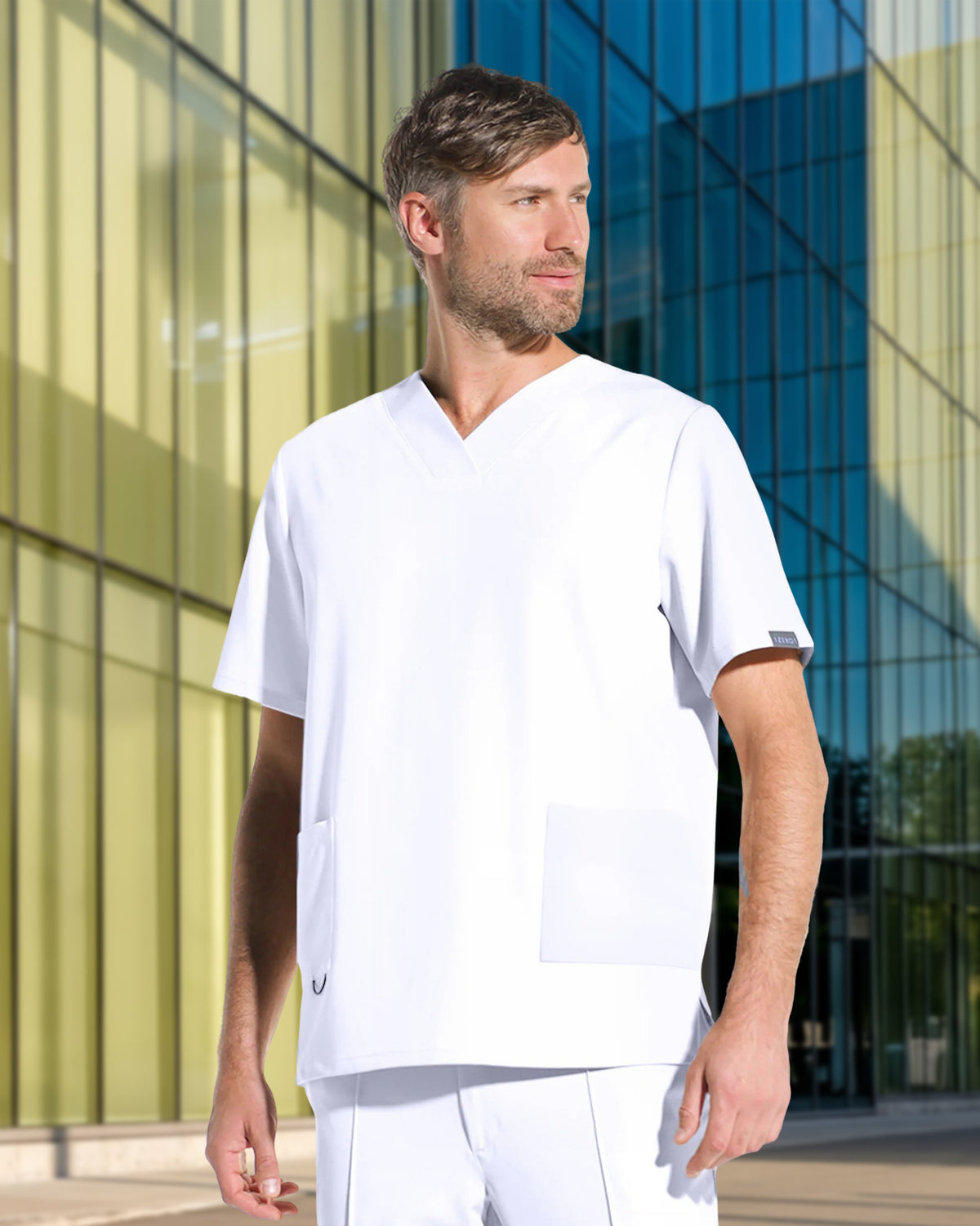 RAND bluza medicala alba