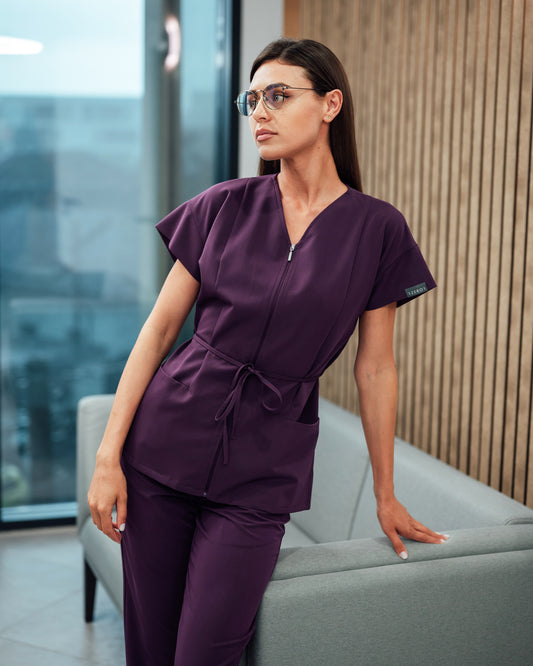 ROSA bluza medicala plum