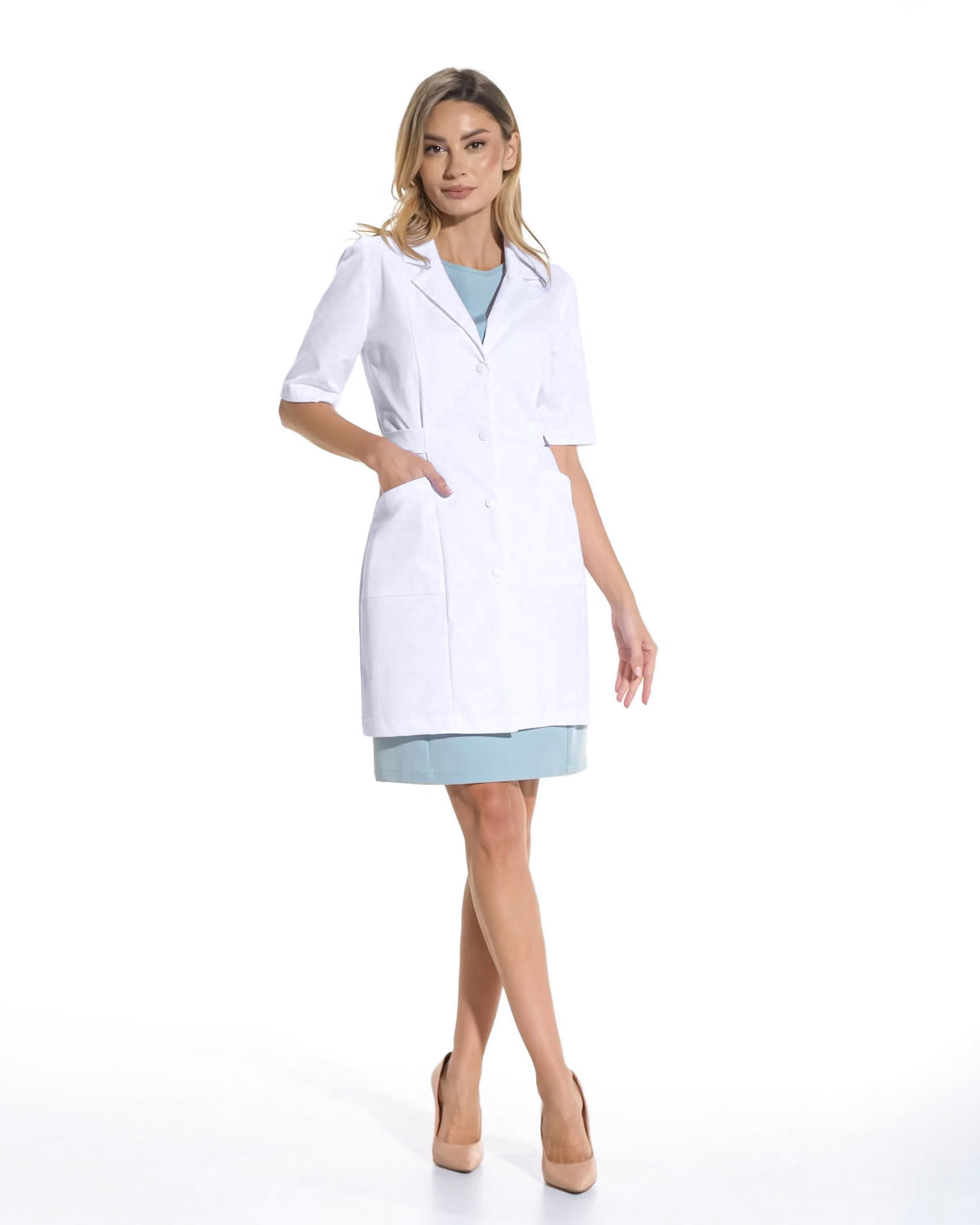 Damen-Medizinmantel SELENE weiß