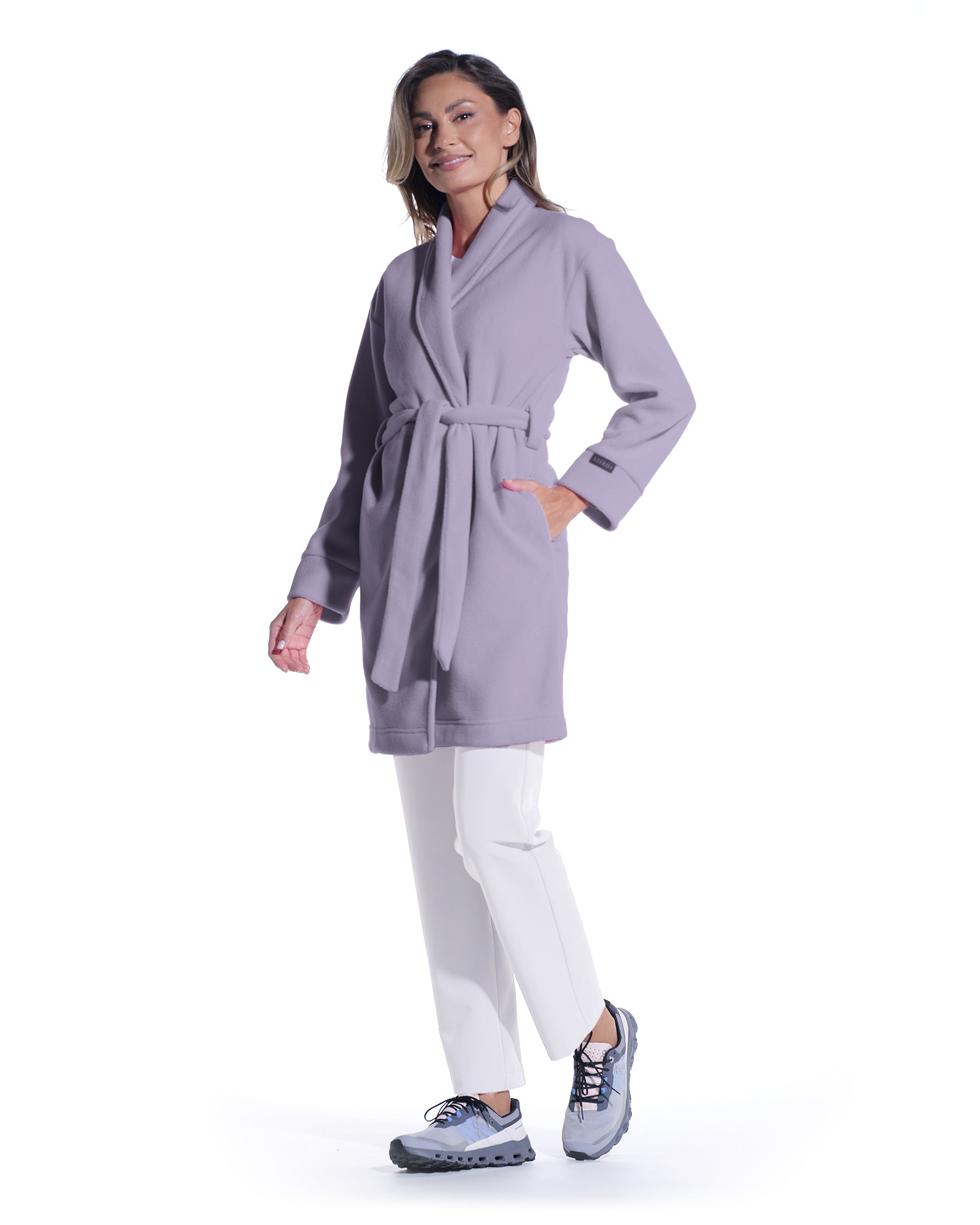 Halat medical dama SOFT lila - Imagine 3