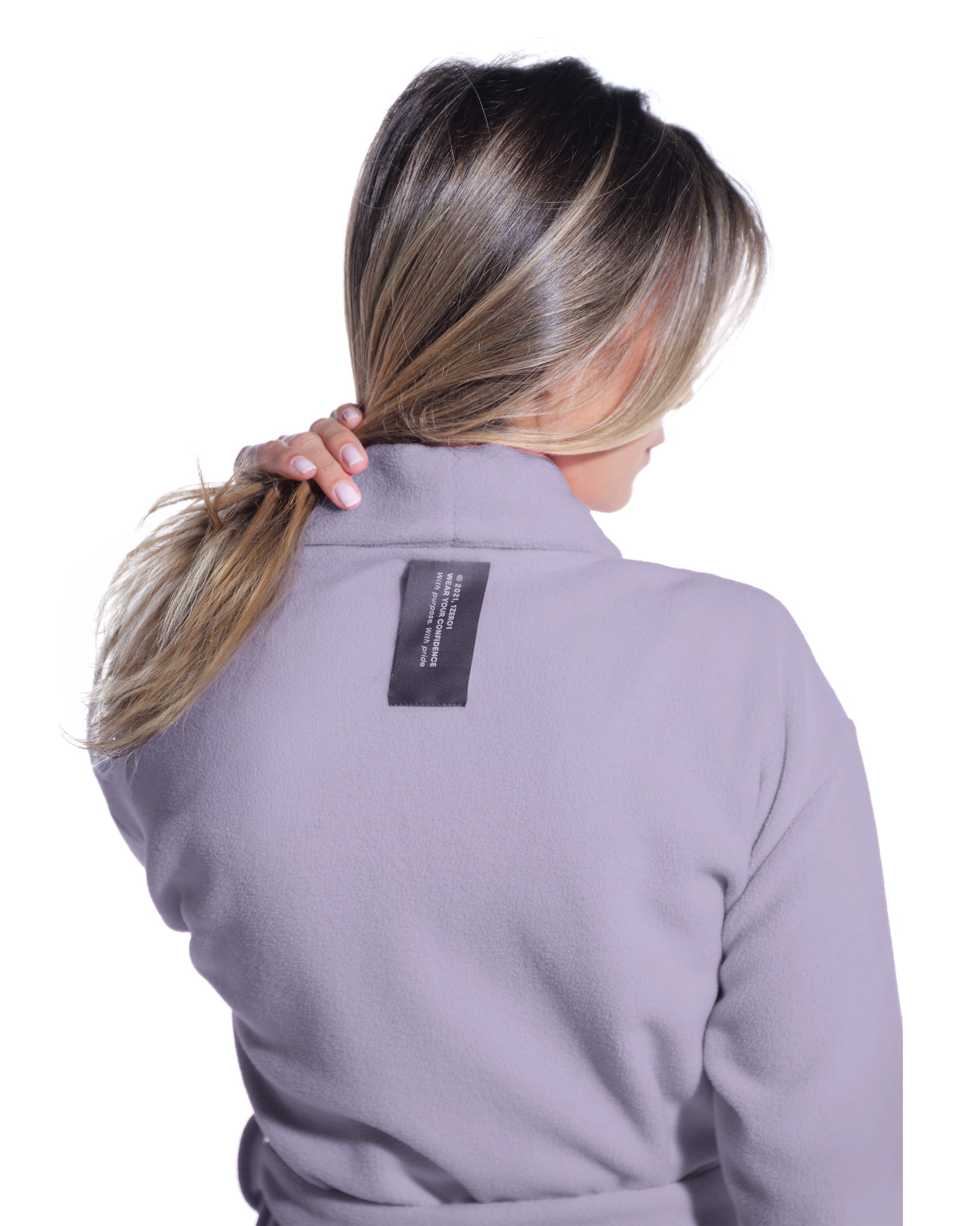 Halat medical dama SOFT lila - Imagine 4