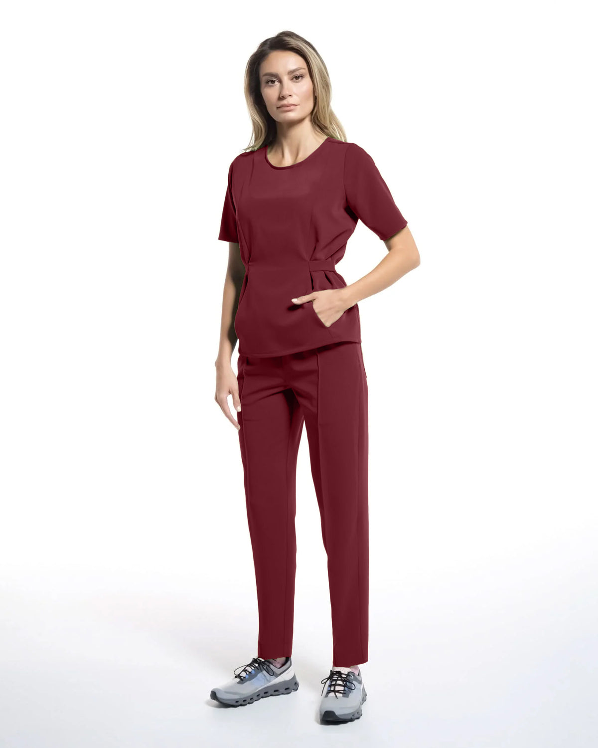Costum medical CONTOUR Bordo