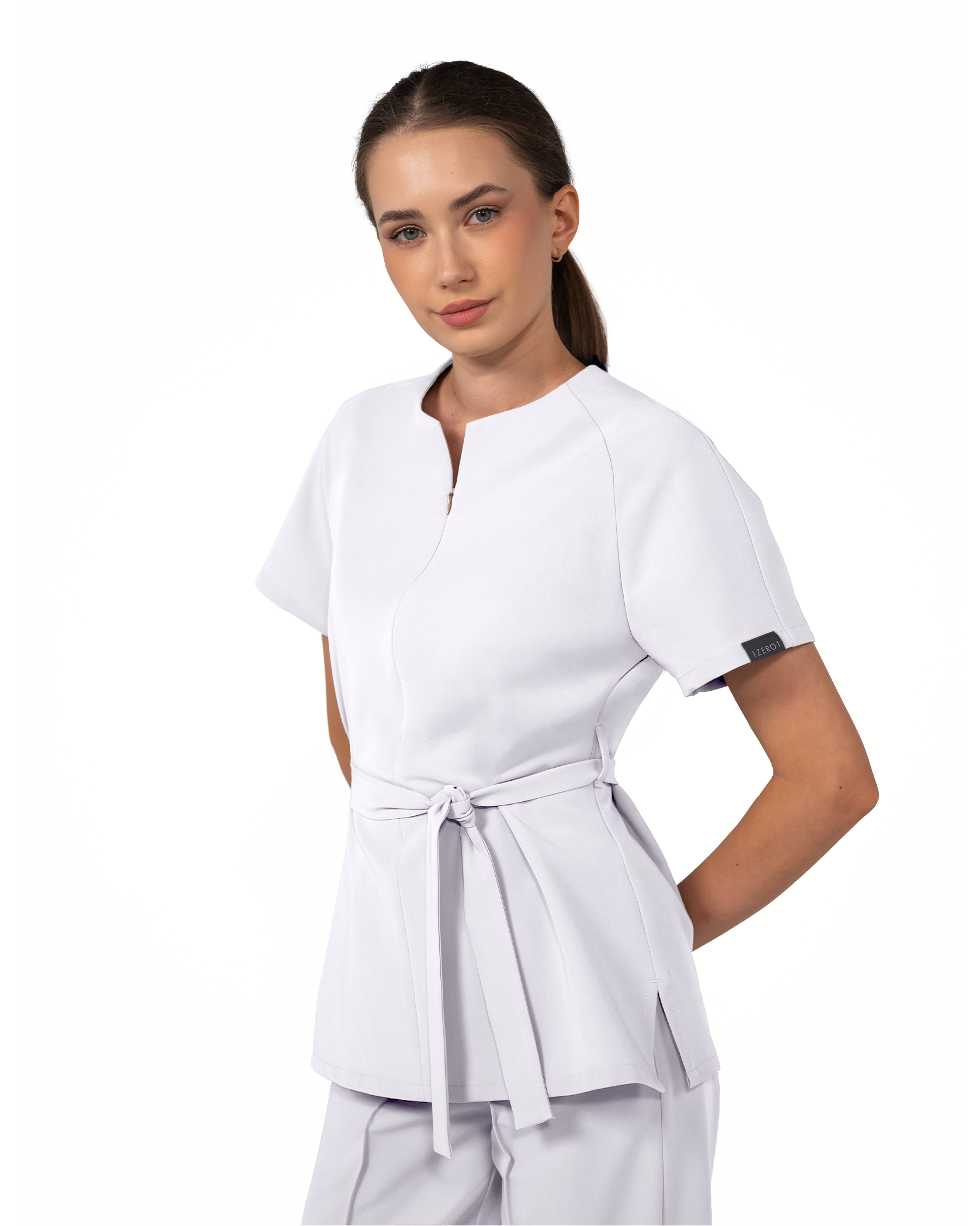 TRINA bluza medicala alb - Imagine 3
