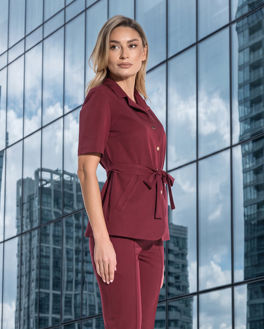 VENUS bluza medicala bordo