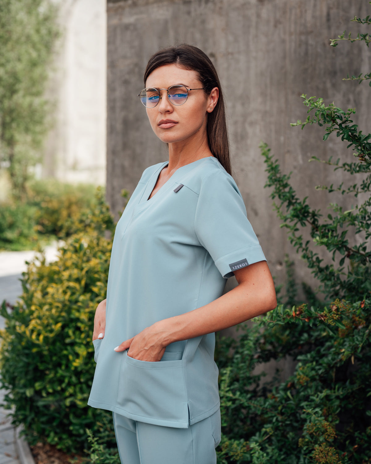 VERSO bluza medicala blue