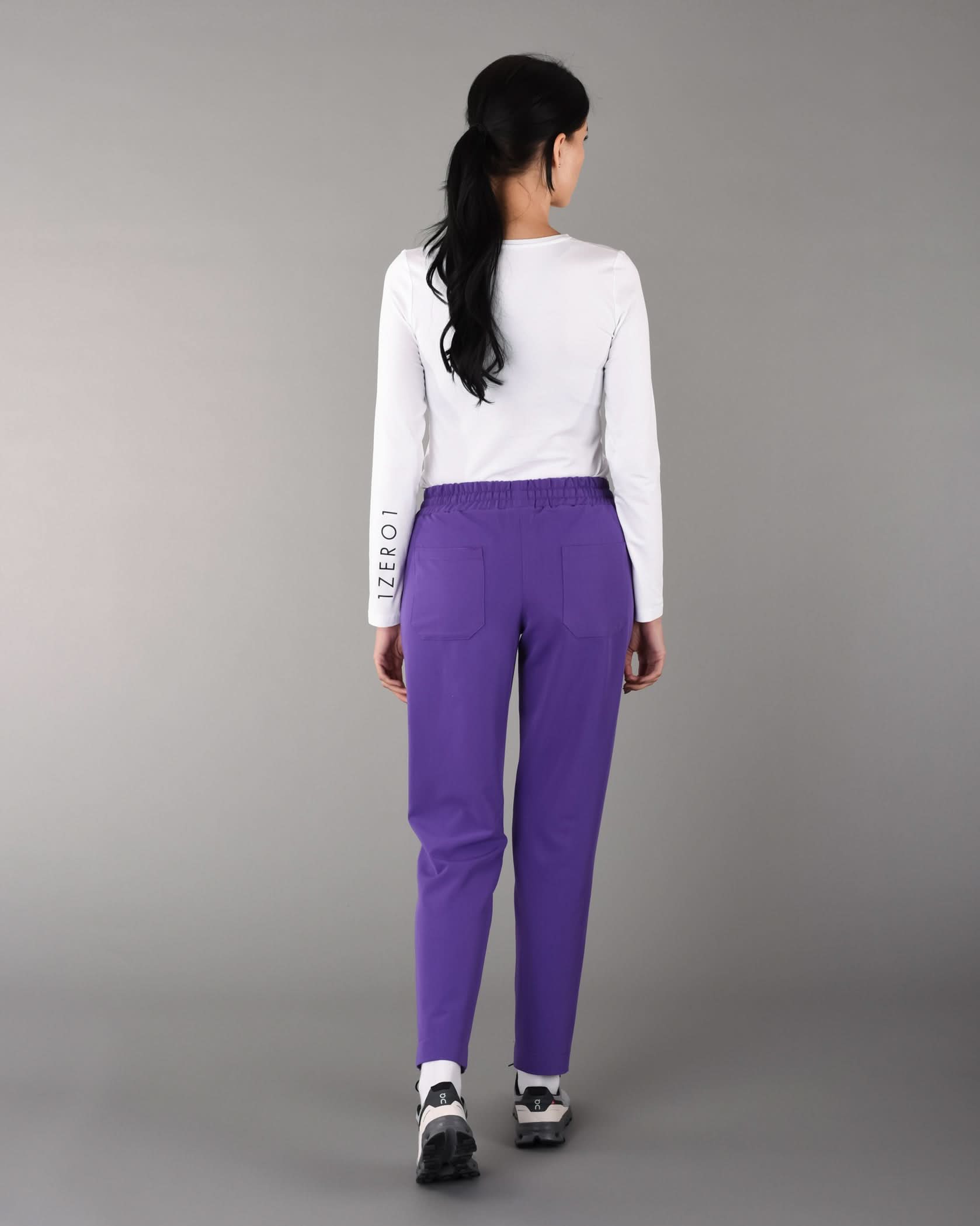 Bluza cu maneca lunga TRUE alb - 1zero1.ro