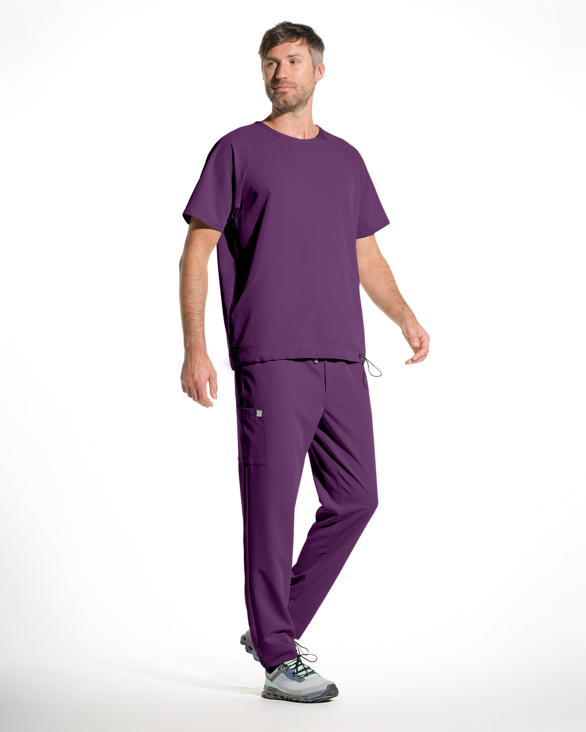 Bluza medicala barbati EVER plum