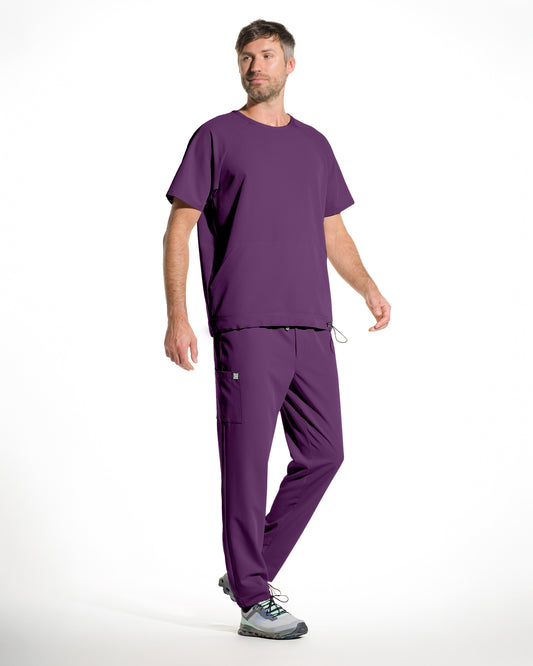 Bluza medicala barbati EVER plum