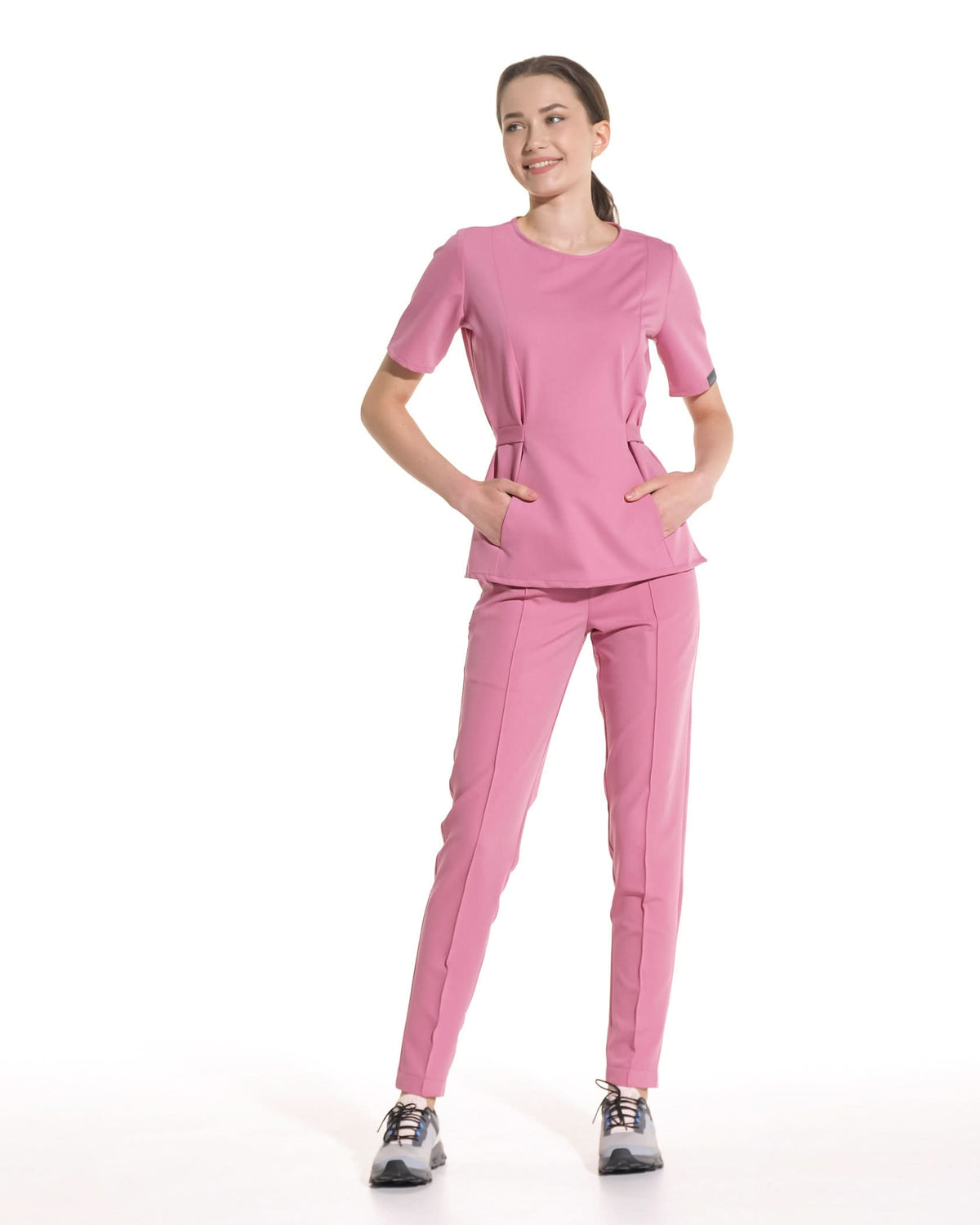 Bluza medicala THALYA rose dust - 1zero1.ro