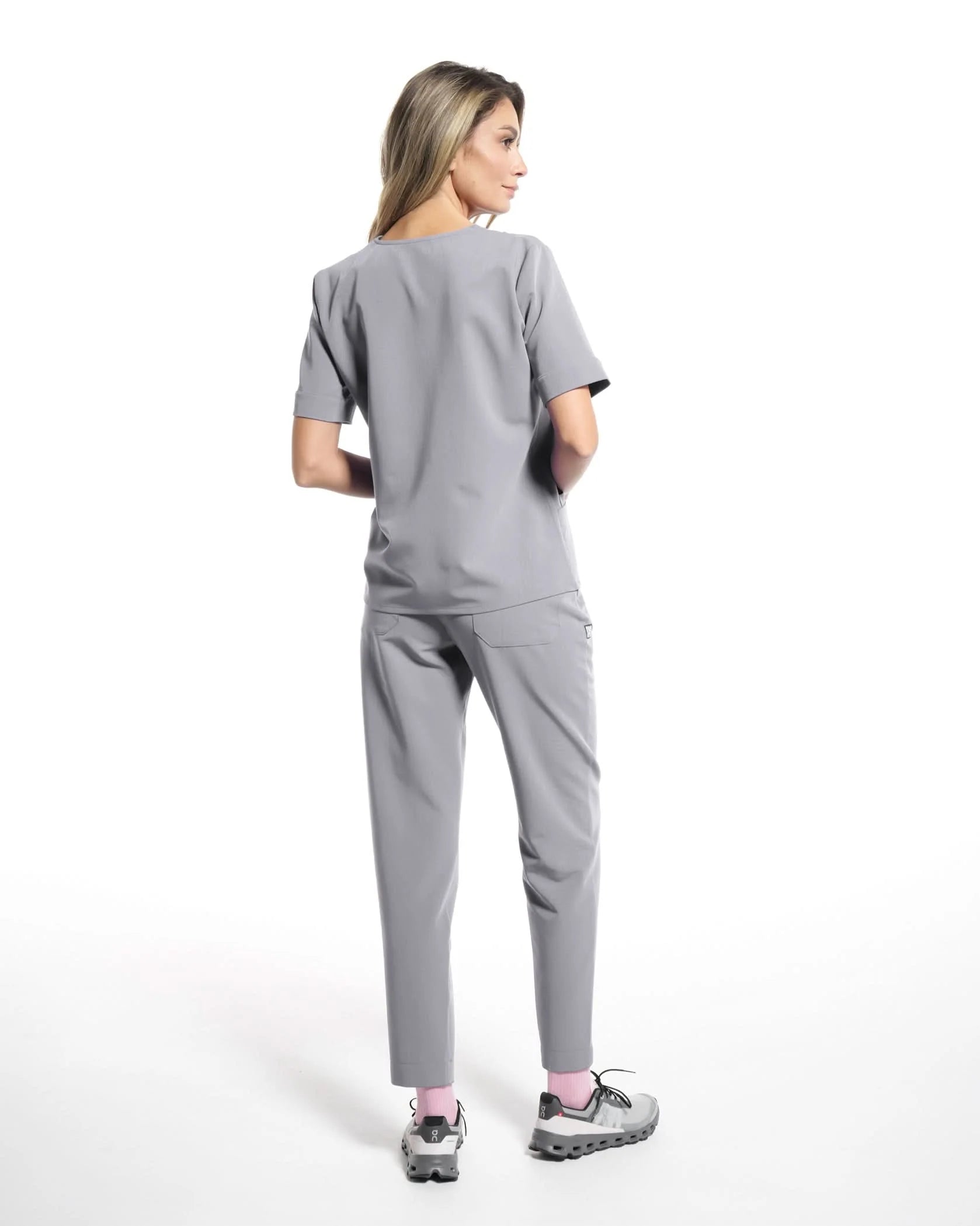 Costum medical CLASIC Gri - Imagine 4