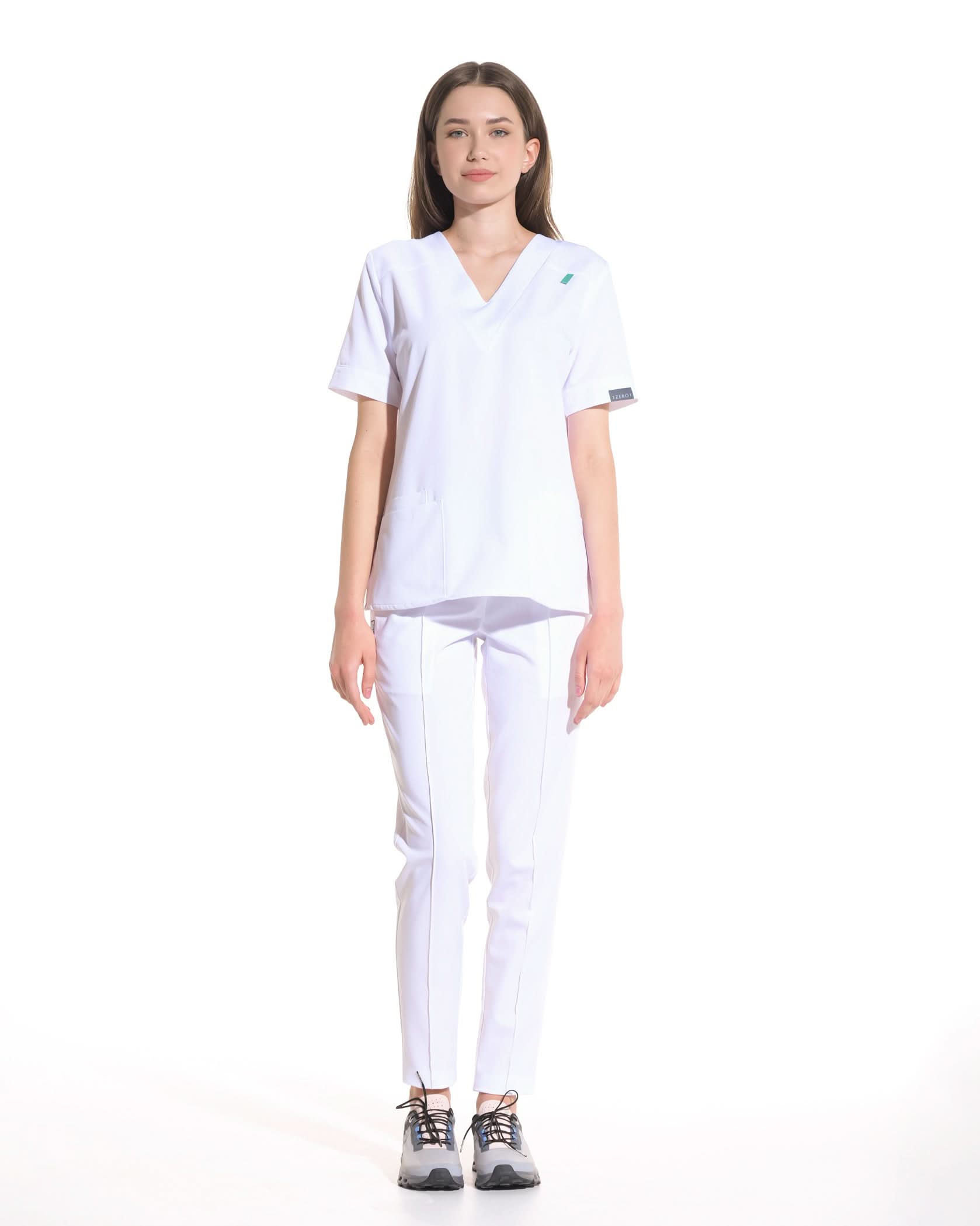 Bluza medicala VERSO alb - 1zero1.ro