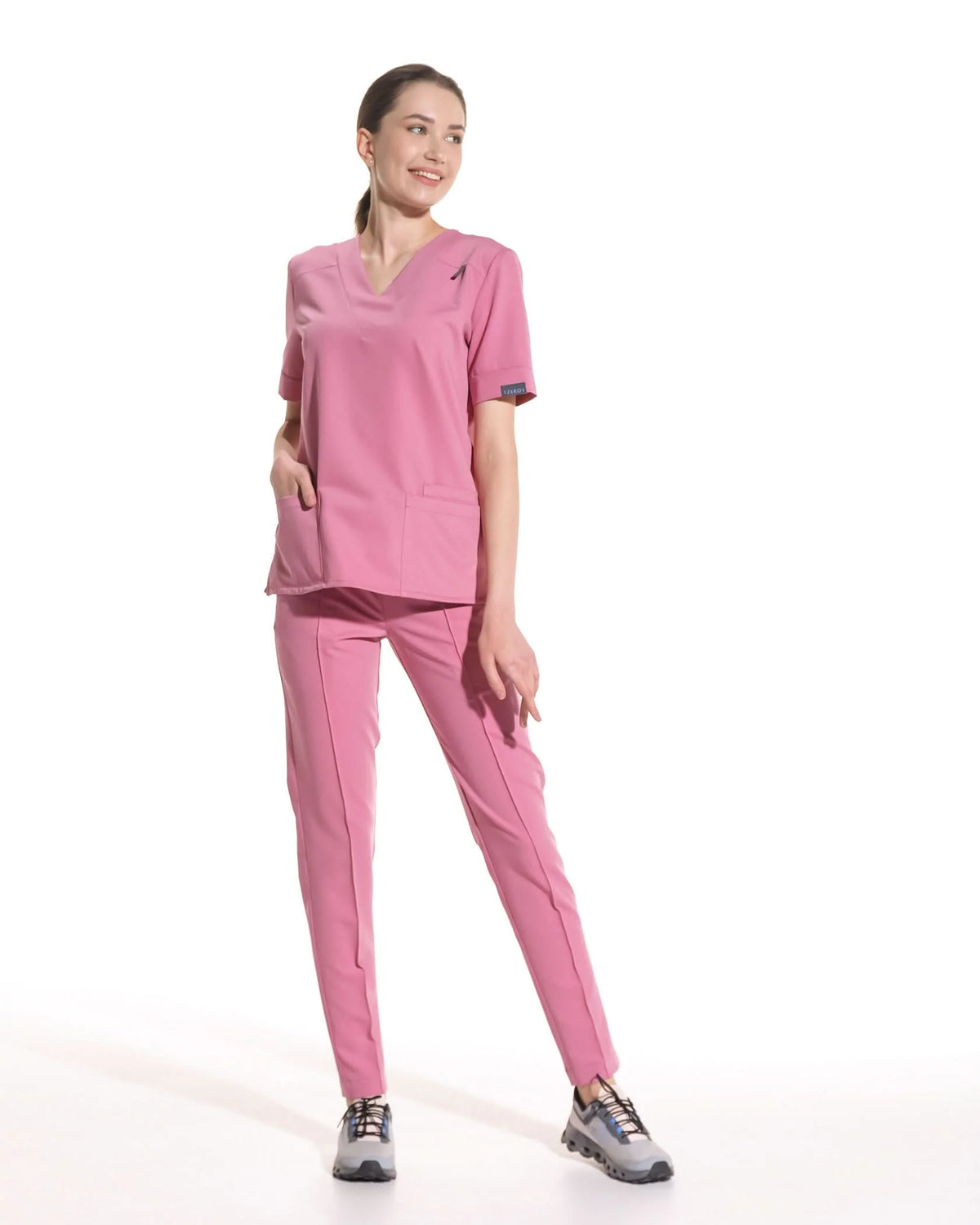 Costum medical CLASIC Rose Dust