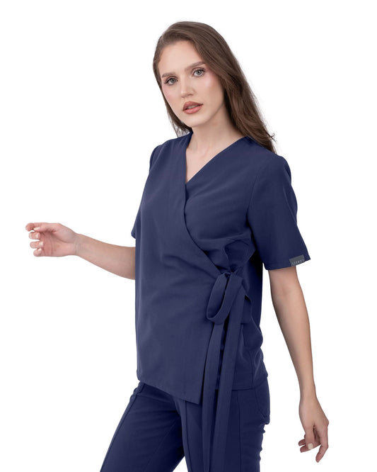 Bluza medicala ANAIS navy - 1zero1.ro