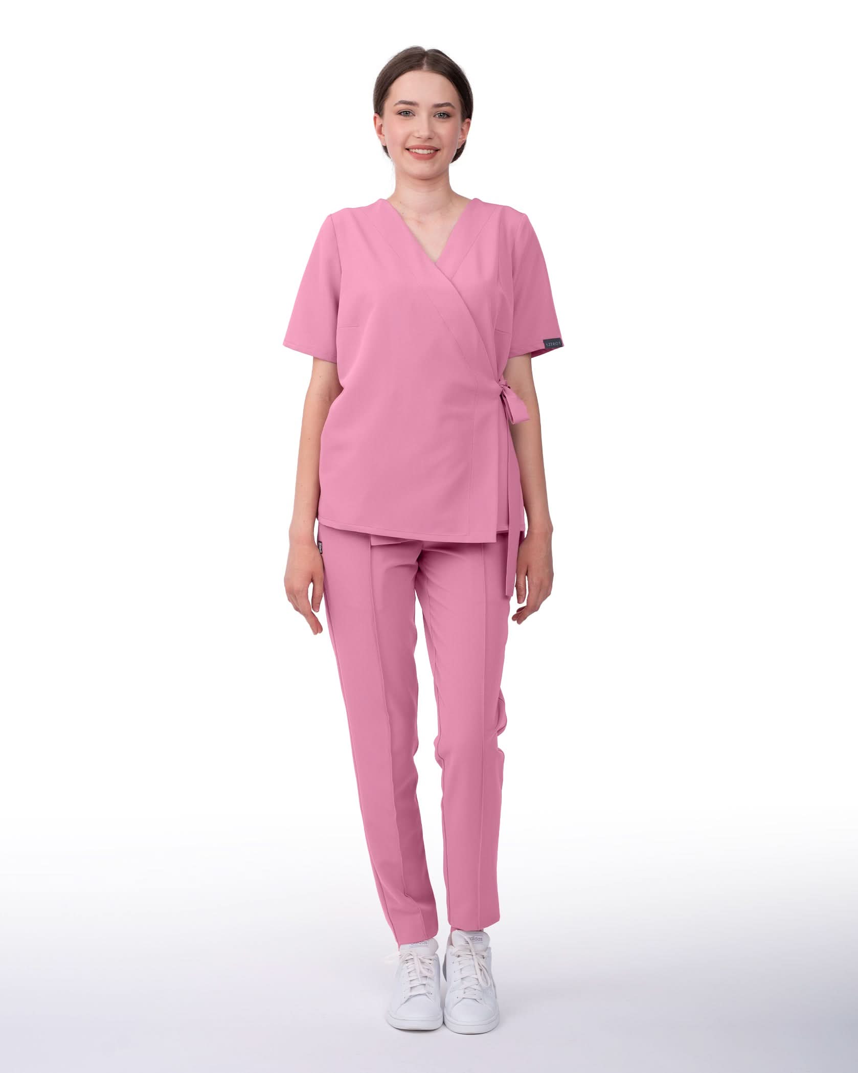 ANAIS Rose Dust Scrub Top - Image 4