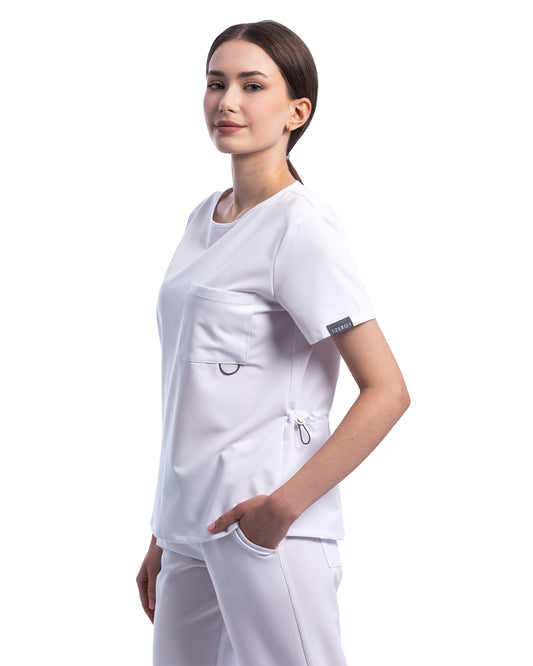 Bluza medicala FLOW alb