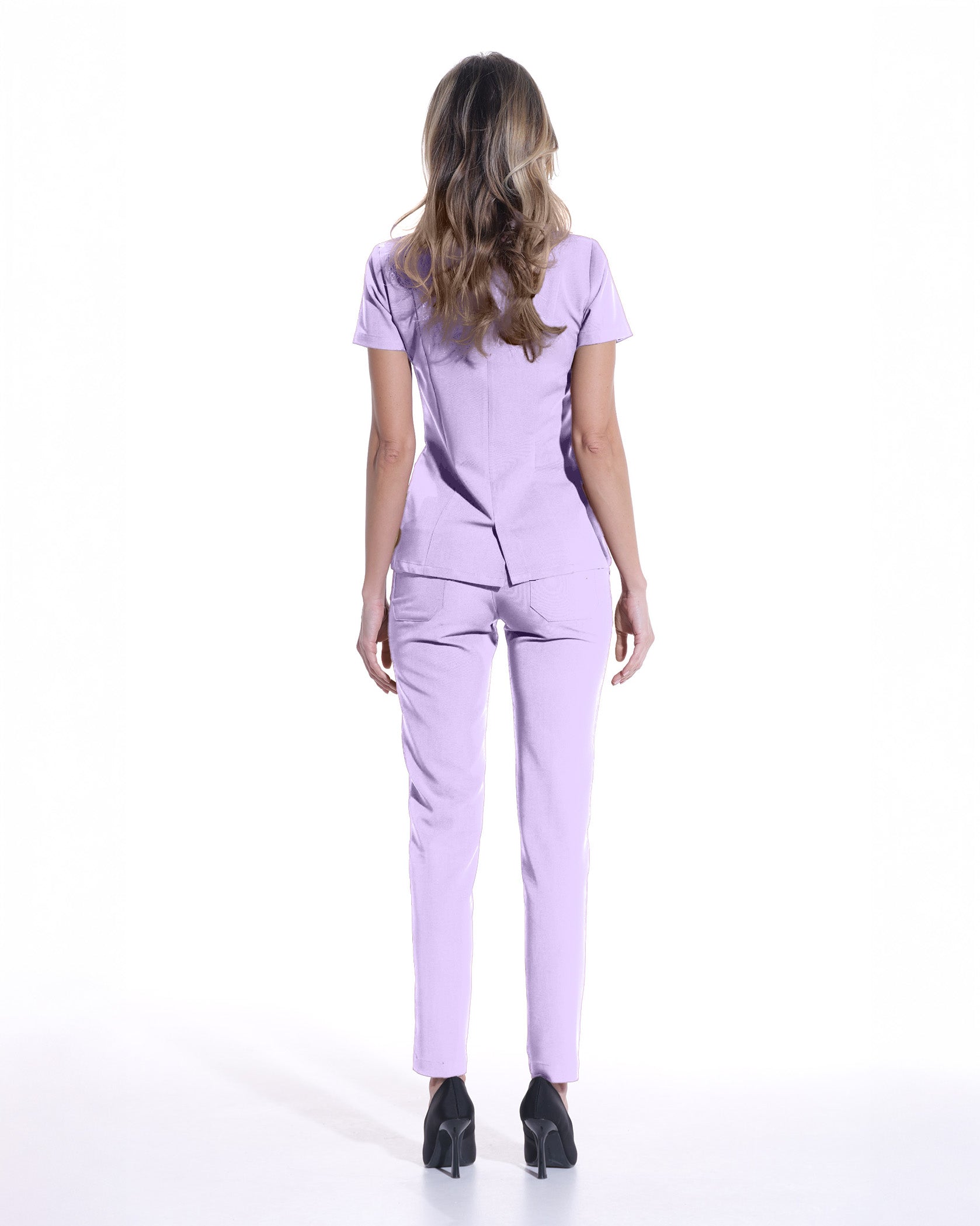 PERLA Lilac Scrub Top - Image 5