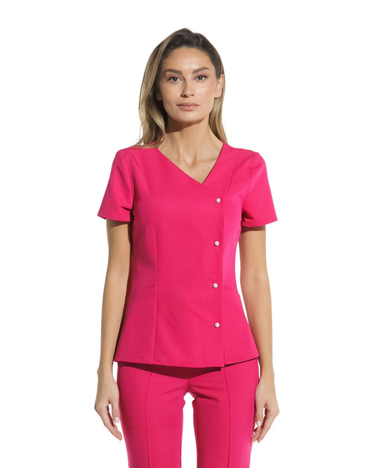 Bluza medicala PERLA amarant - 1zero1.ro