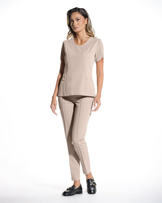 Medizinische Bluse PERLA Latte