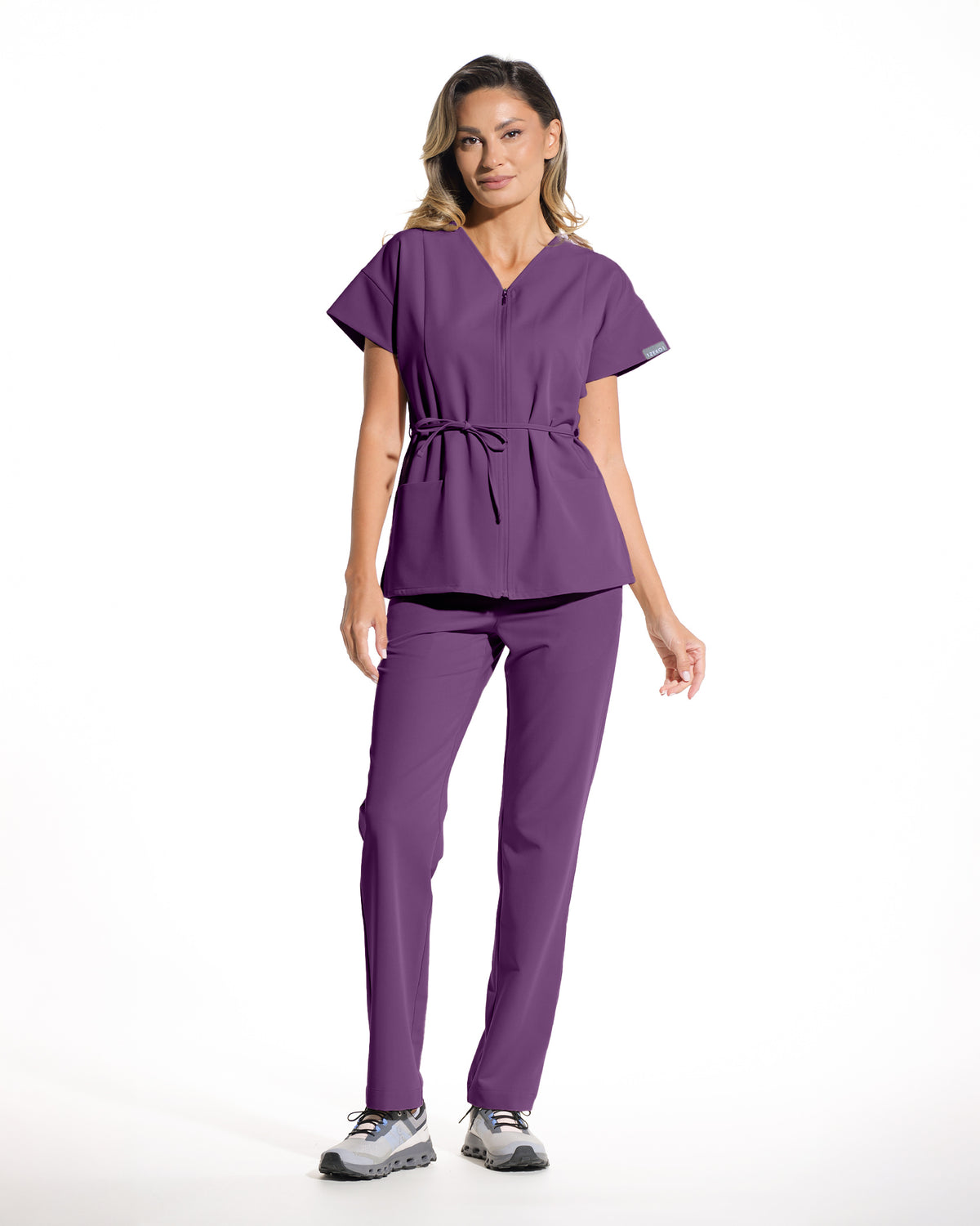 Bluza medicala dama ROSA plum