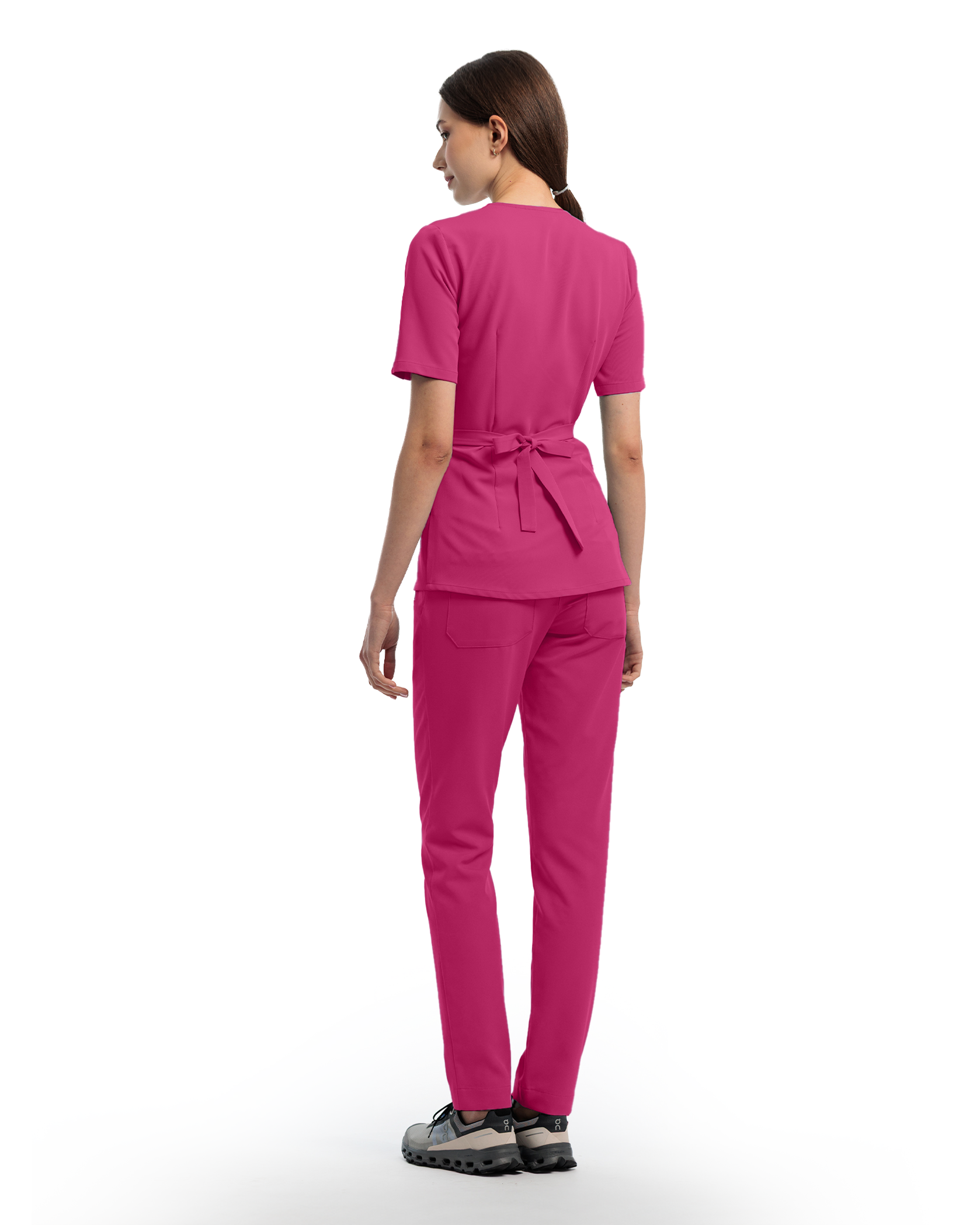SIENA bluza medicala magenta - Imagine 3