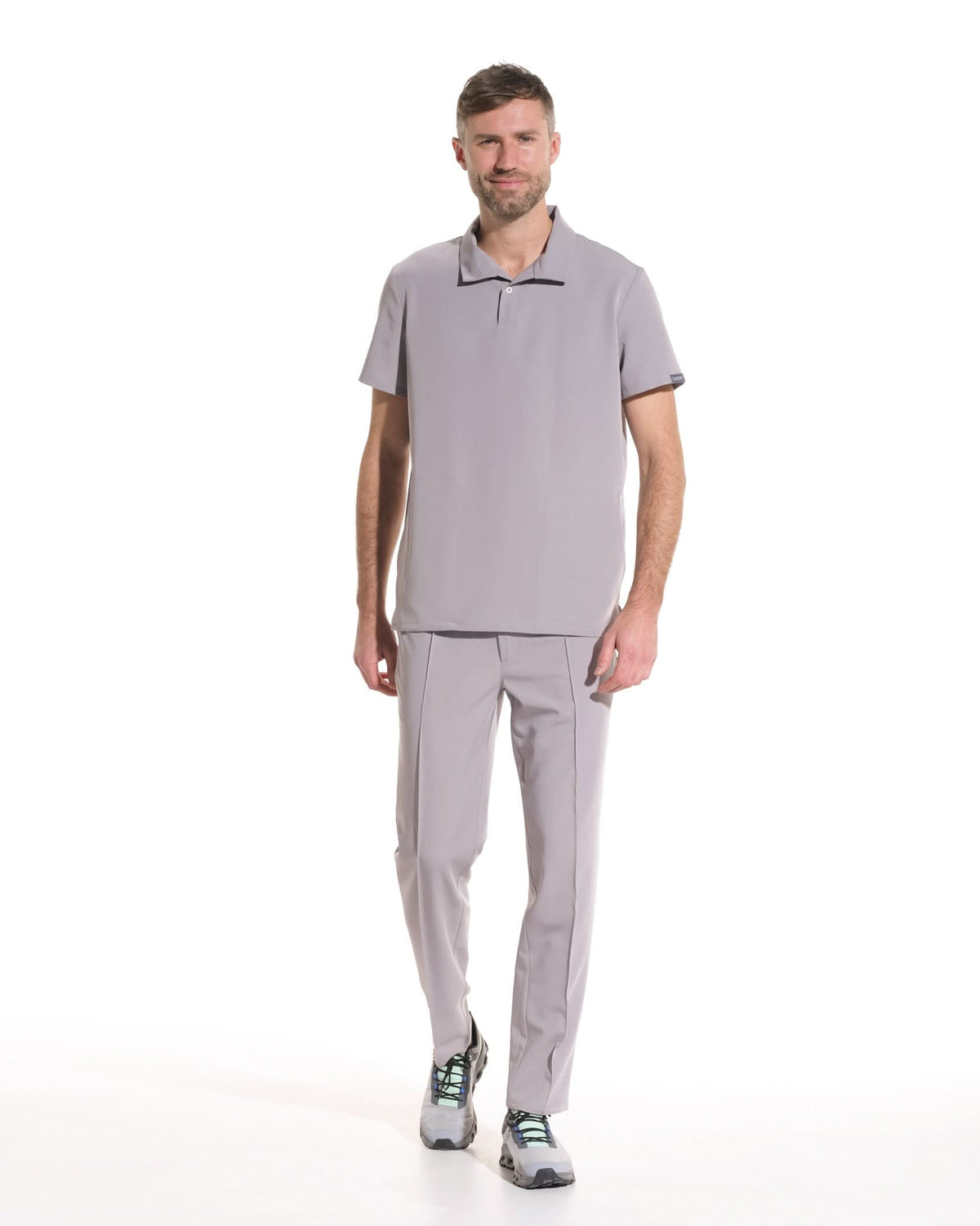 Bluza medicala barbati COS gri - 1zero1.ro