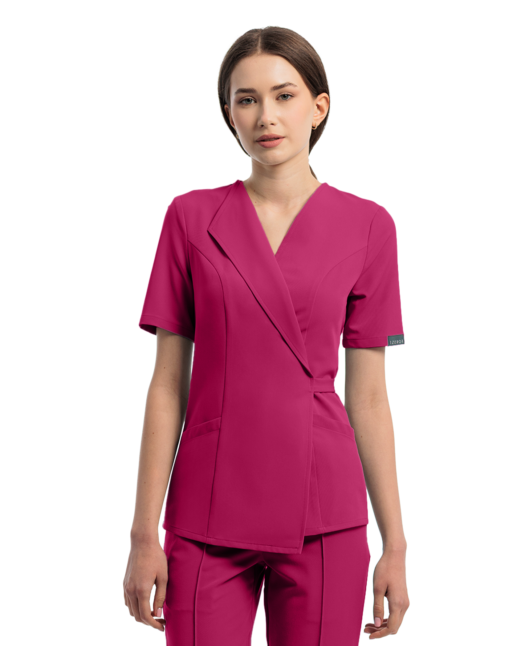 SIENA bluza medicala magenta - Imagine 4