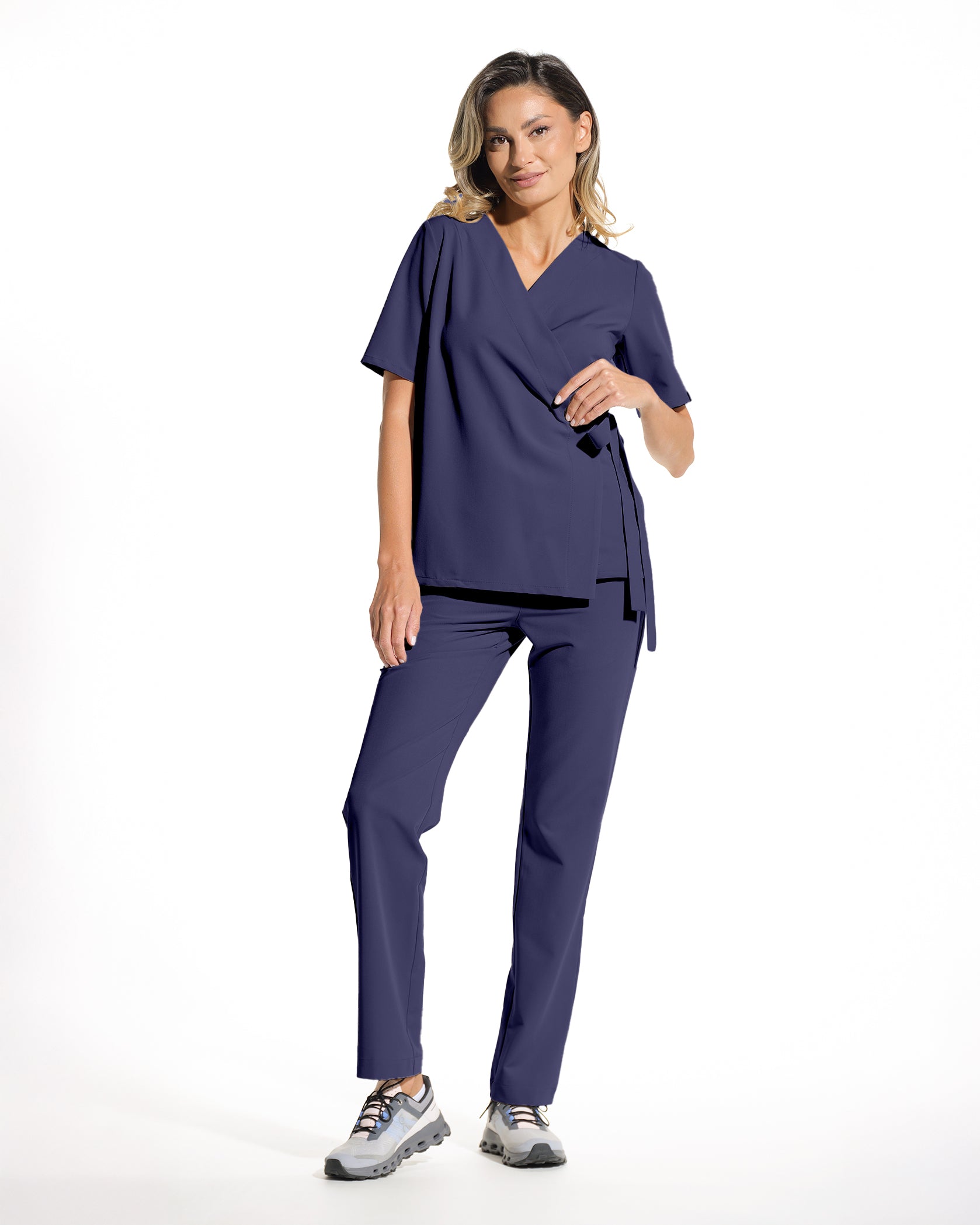 ANAIS Navy Scrub Top - Image 6