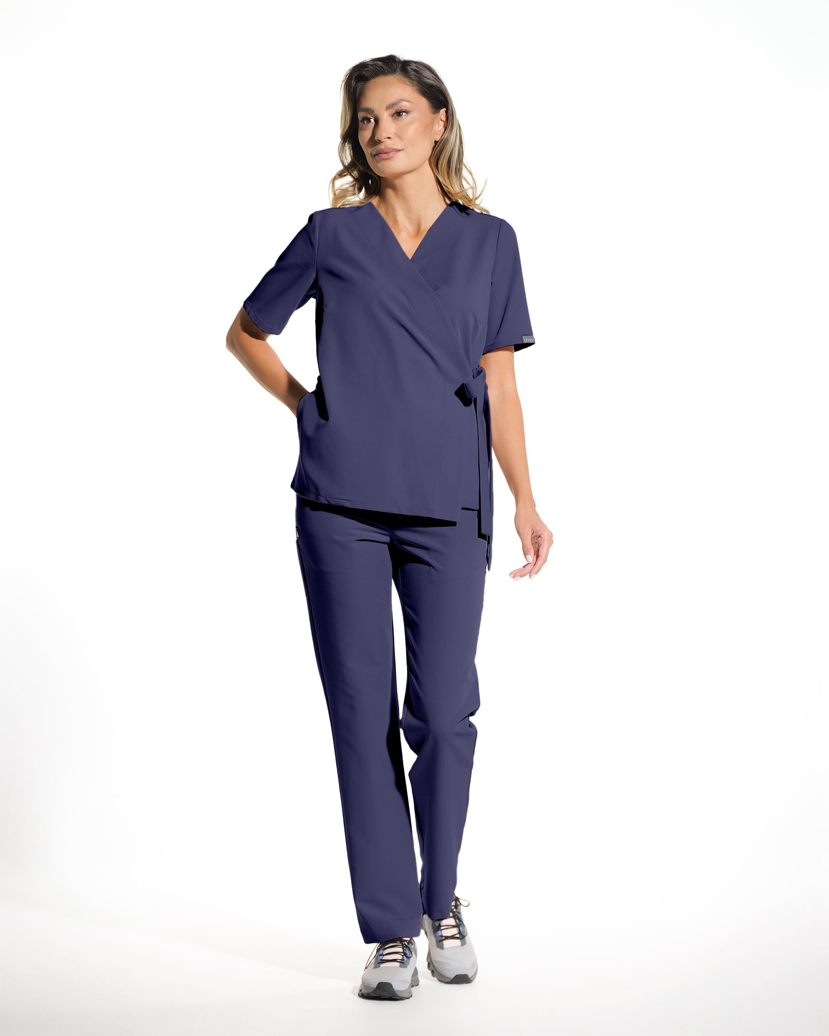 ANAIS Navy Scrub Top - Image 4