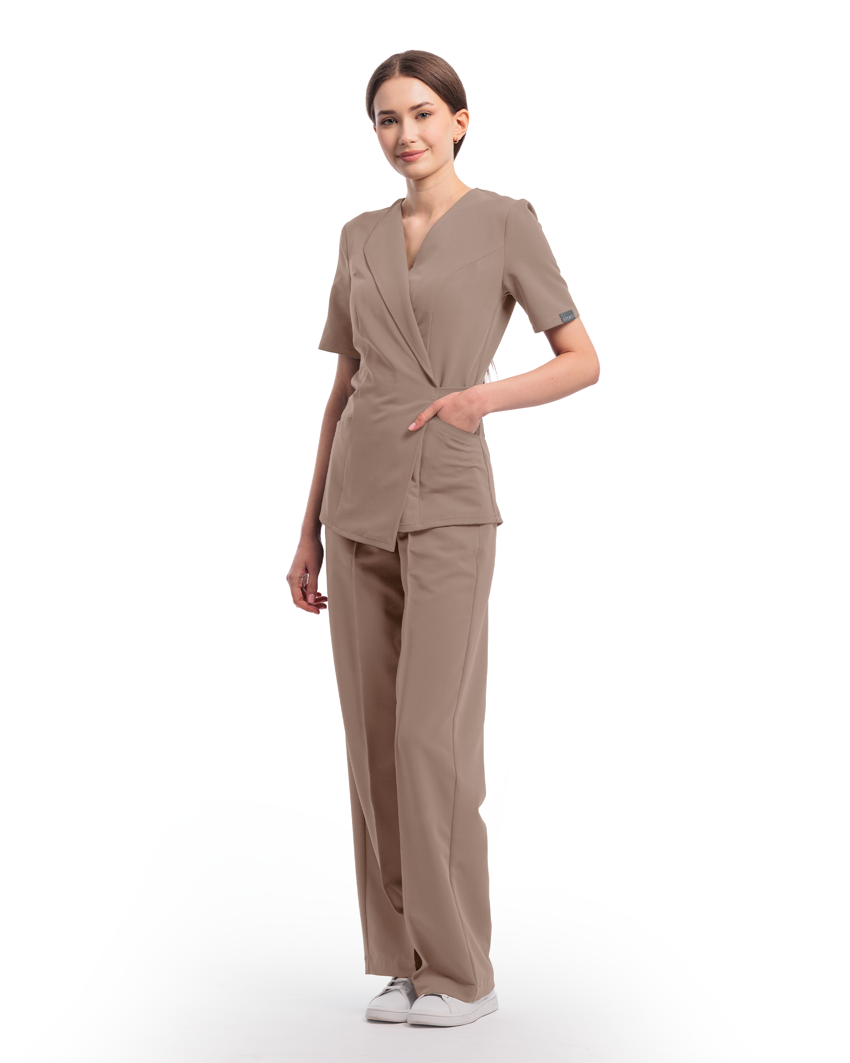 SIENA bluza medicala cappuccino - Imagine 4