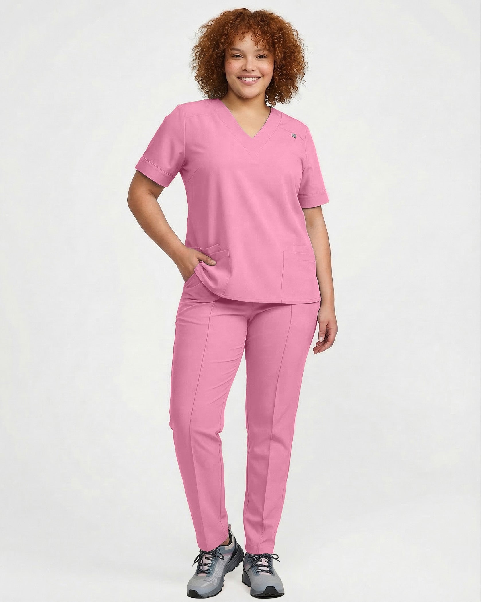 VERSO Rose Dust Scrub Top - Image 6