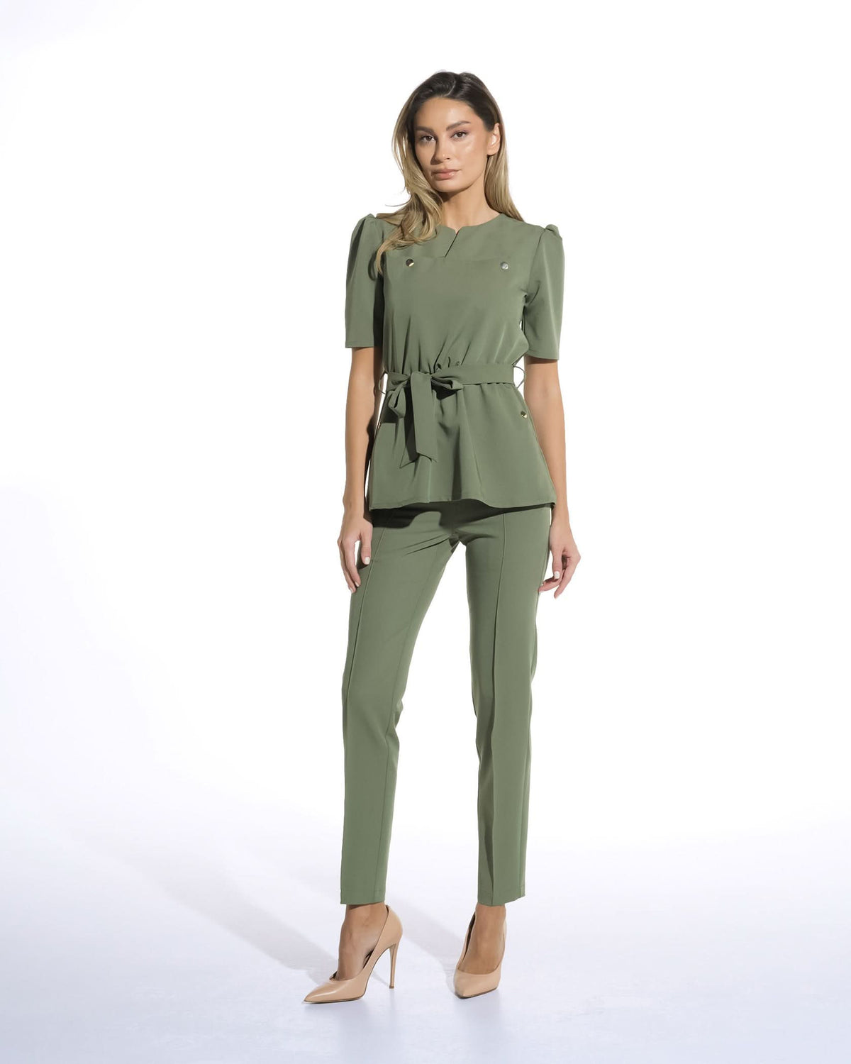 Pantaloni NOVUM olive - 1zero1.ro