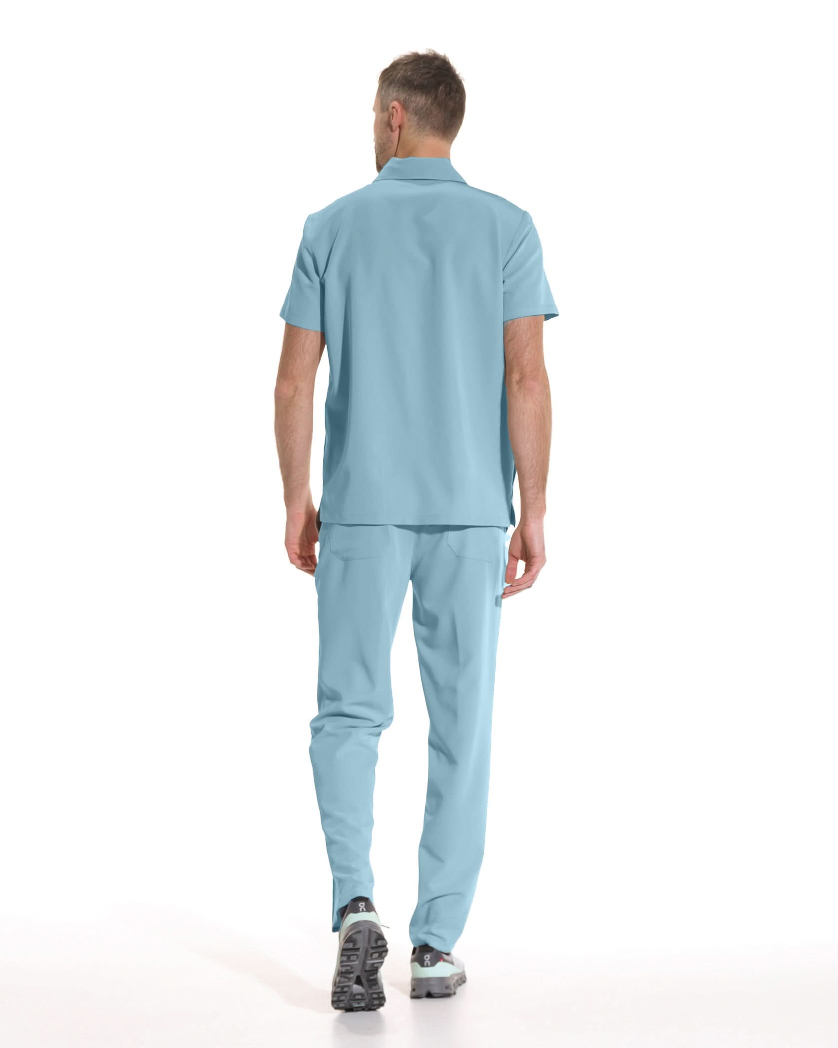 Bluza medicala barbati COS blue - 1zero1.ro