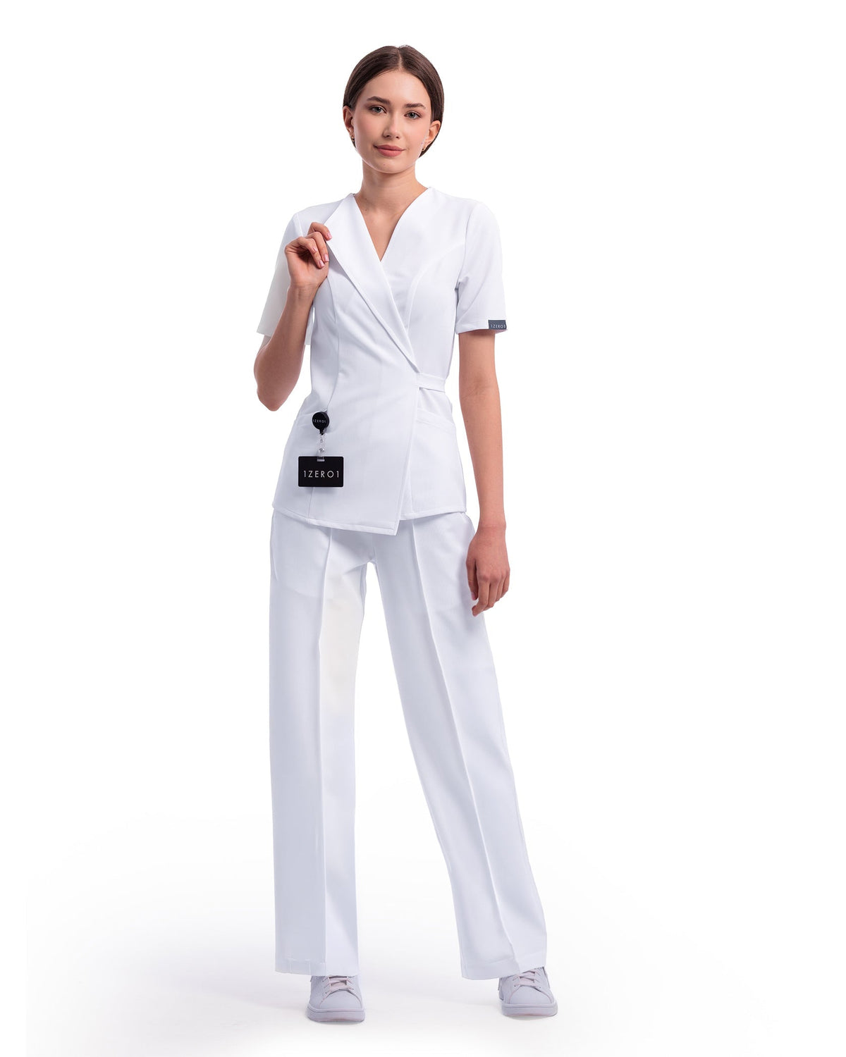Costum medical STUDIO dama Alb