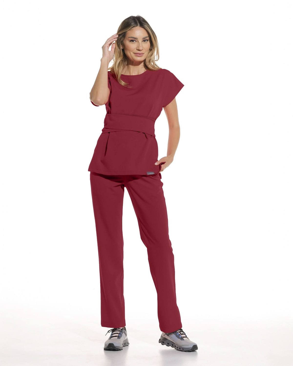Costum medical STYLE dama Bordo